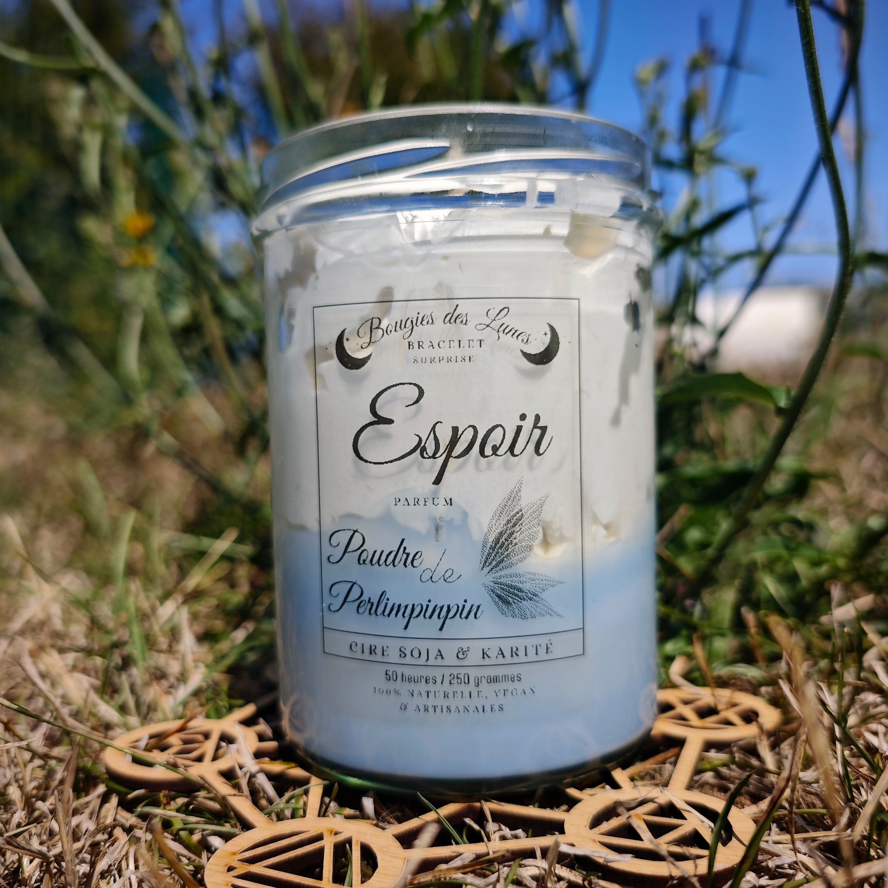 Candela della Speranza Moon Jewelry - Polvere Magica - Gourmet - Litoterapia (250 g)