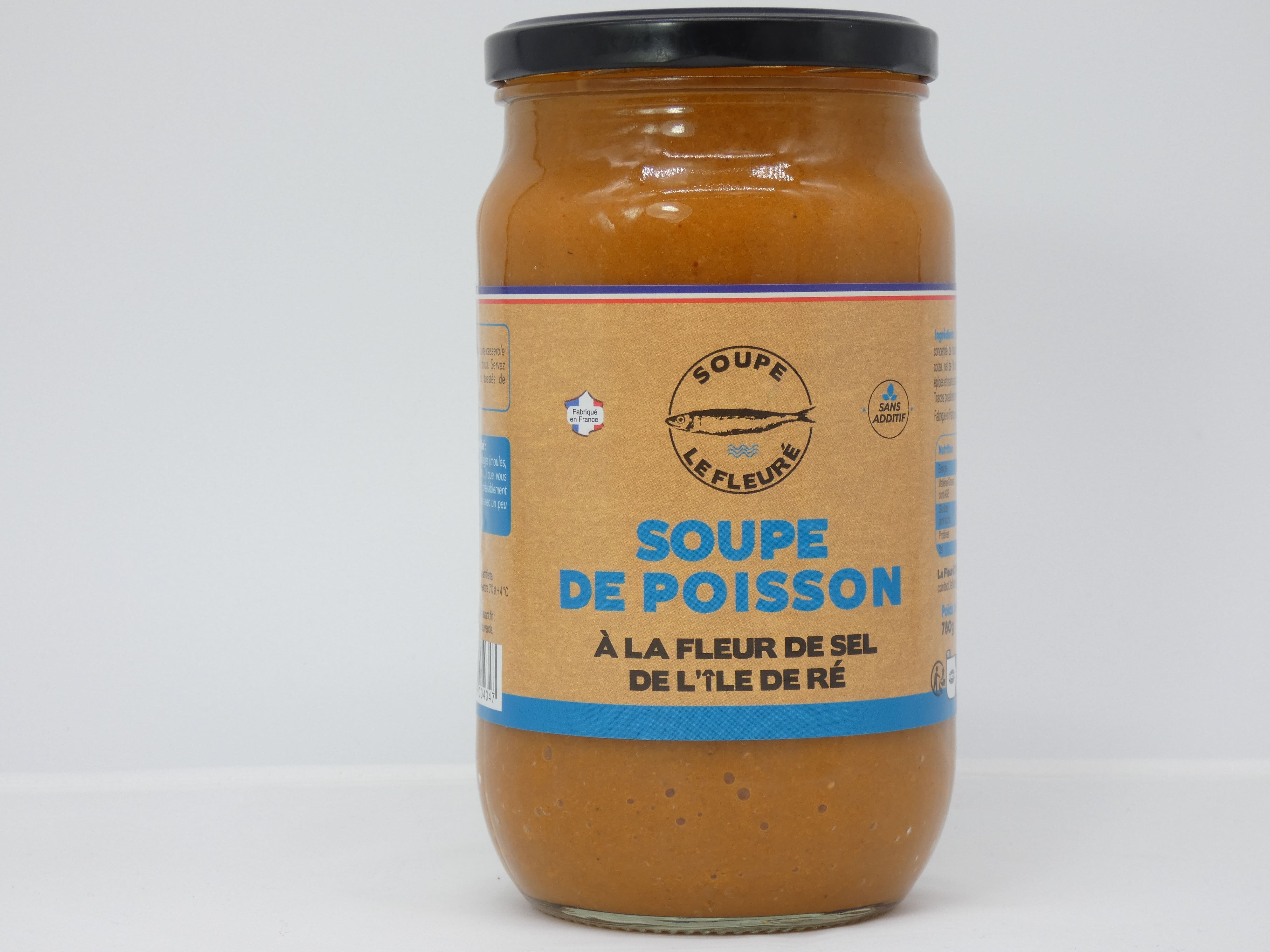 Fish soup with fleur de sel from the Île de Ré