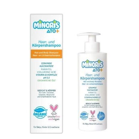 Minoris ATO+ Hair and Body Shampoo 400ml