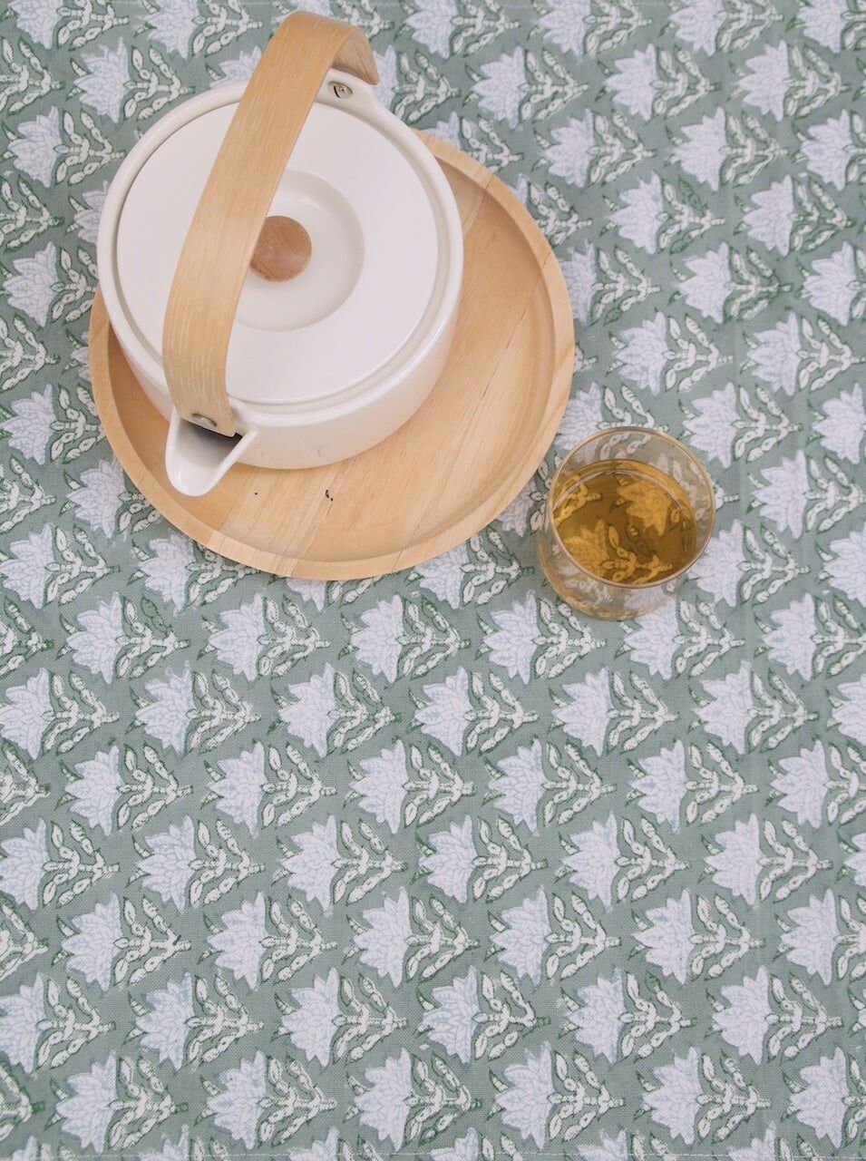 Tischdecke | Altrosagrün