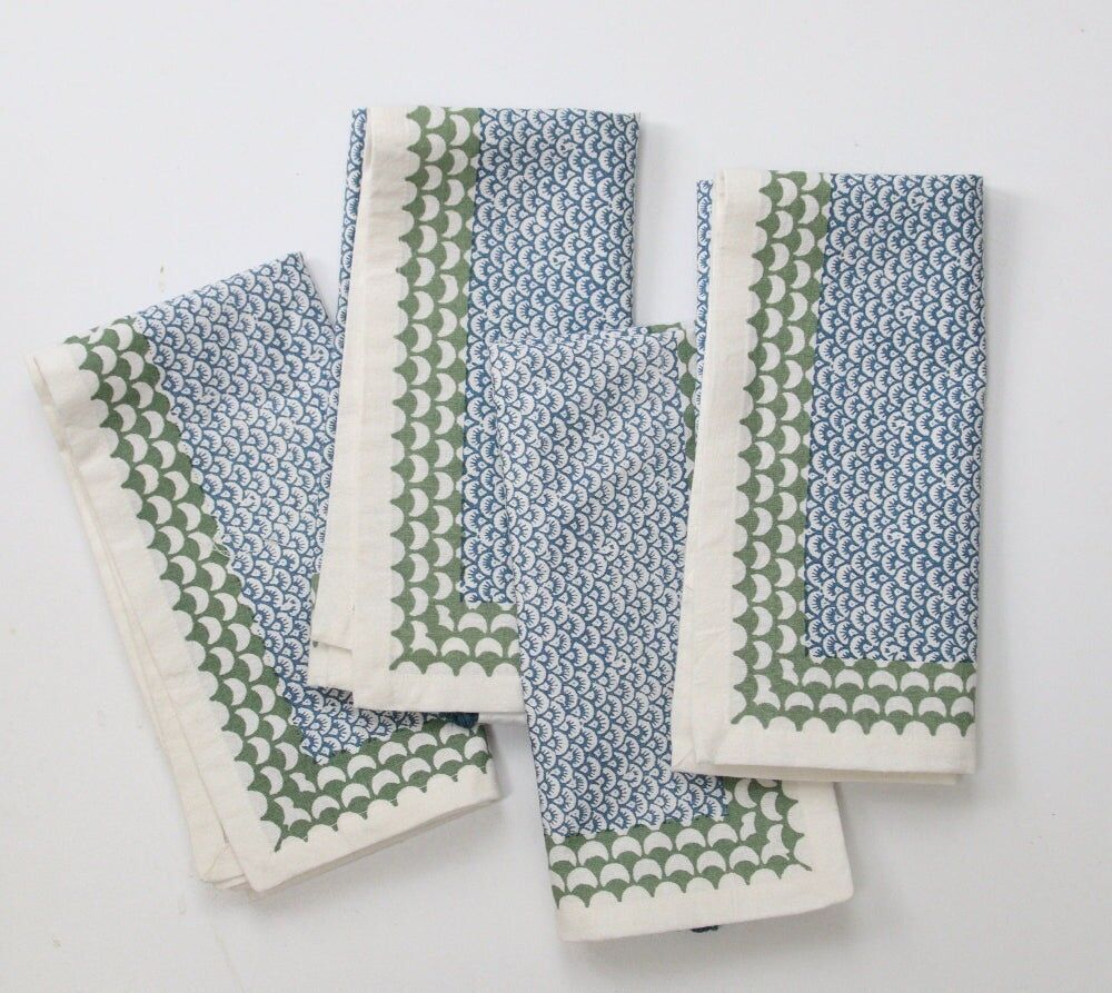 Servietten | 4er-Set | Chi Chi Blau