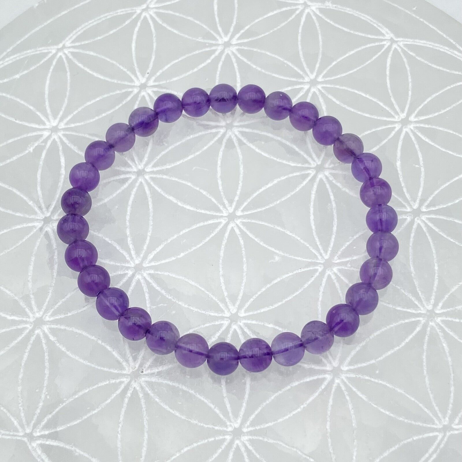 Bracelet - Amethyst (6 mm)