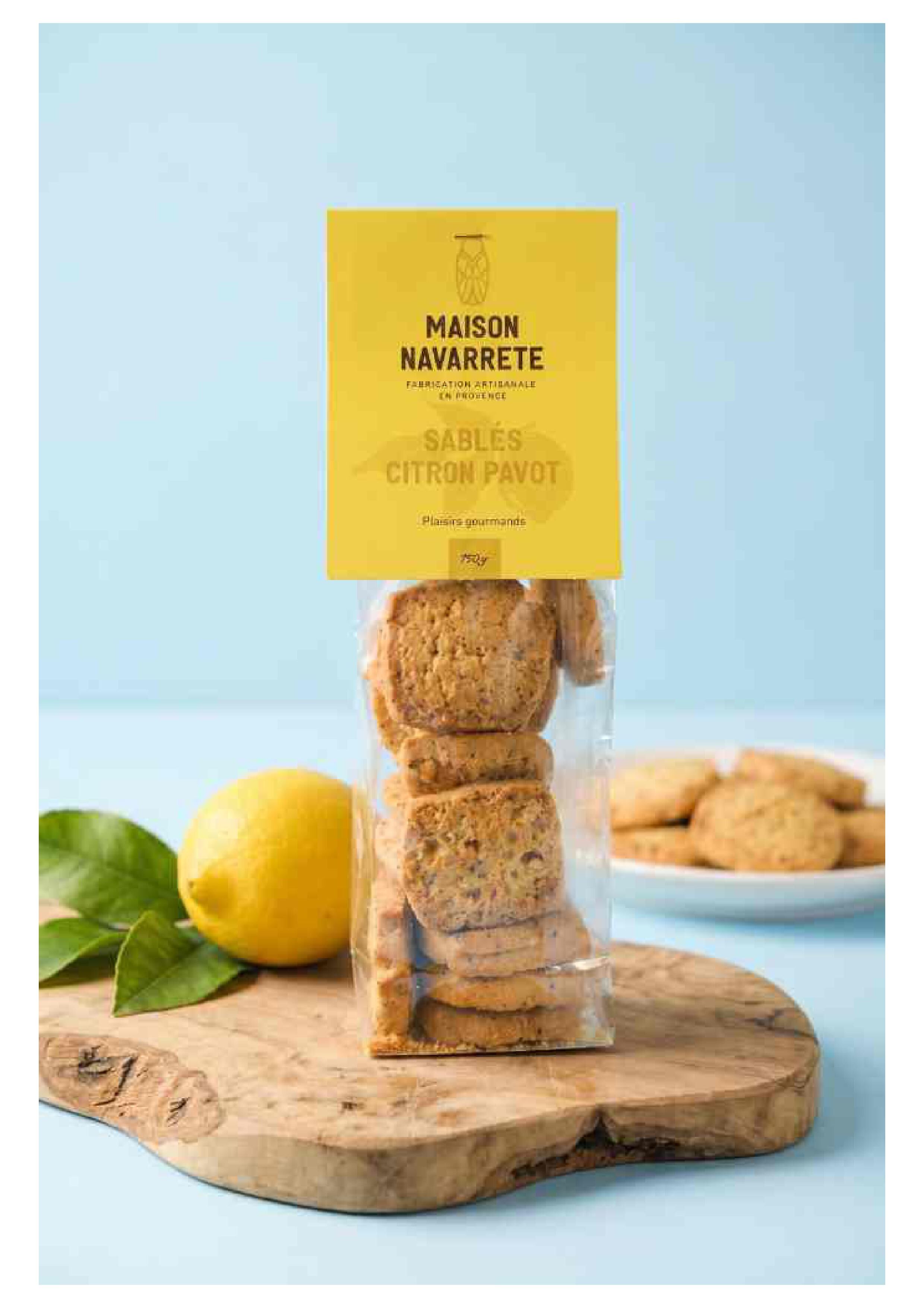 Lemon Poppy Seed Shortbread Cookies 150g
