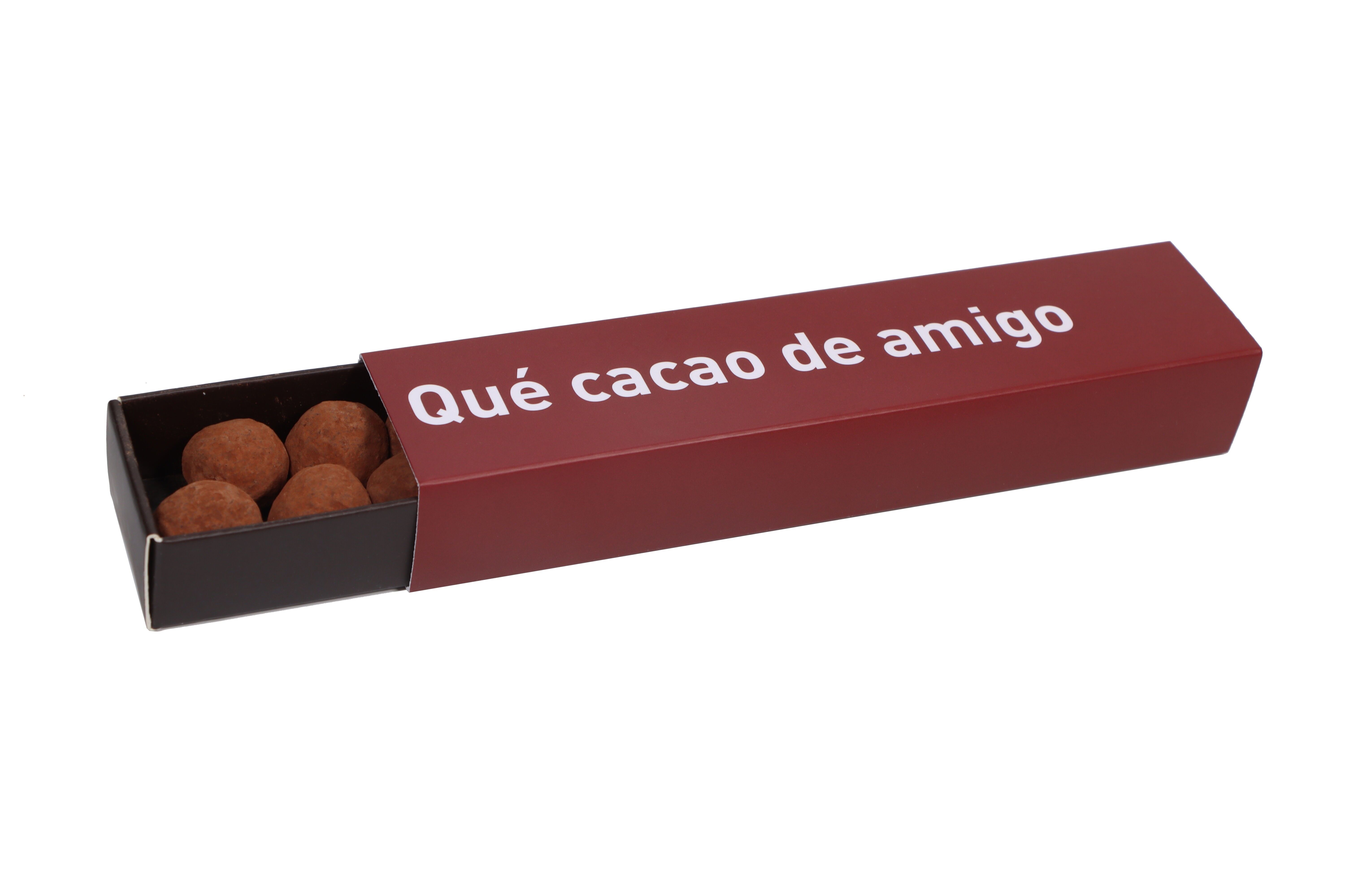 Chocolates surtidos de Navidad para el Amigo Invisible - Qué cacao de amigo