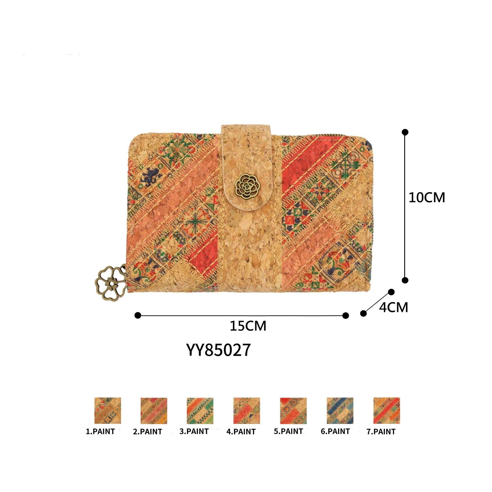 Portafoglio in sughero ecologico per donna con un bellissimo design