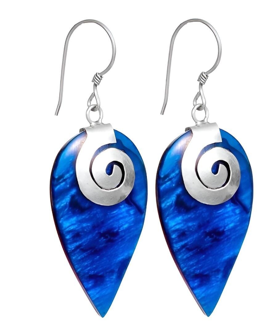 Orecchini in abalone naturale e argento sterling 925