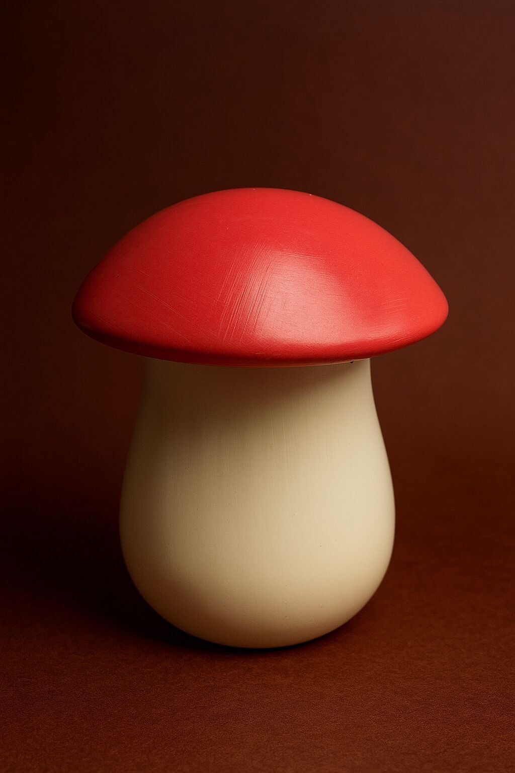 Handmade Jesmonite Mushroom Candle – Eco-Friendly Soy Wax