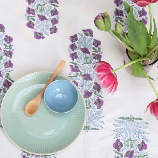 Tischdecke | Nachtigallenlavendel