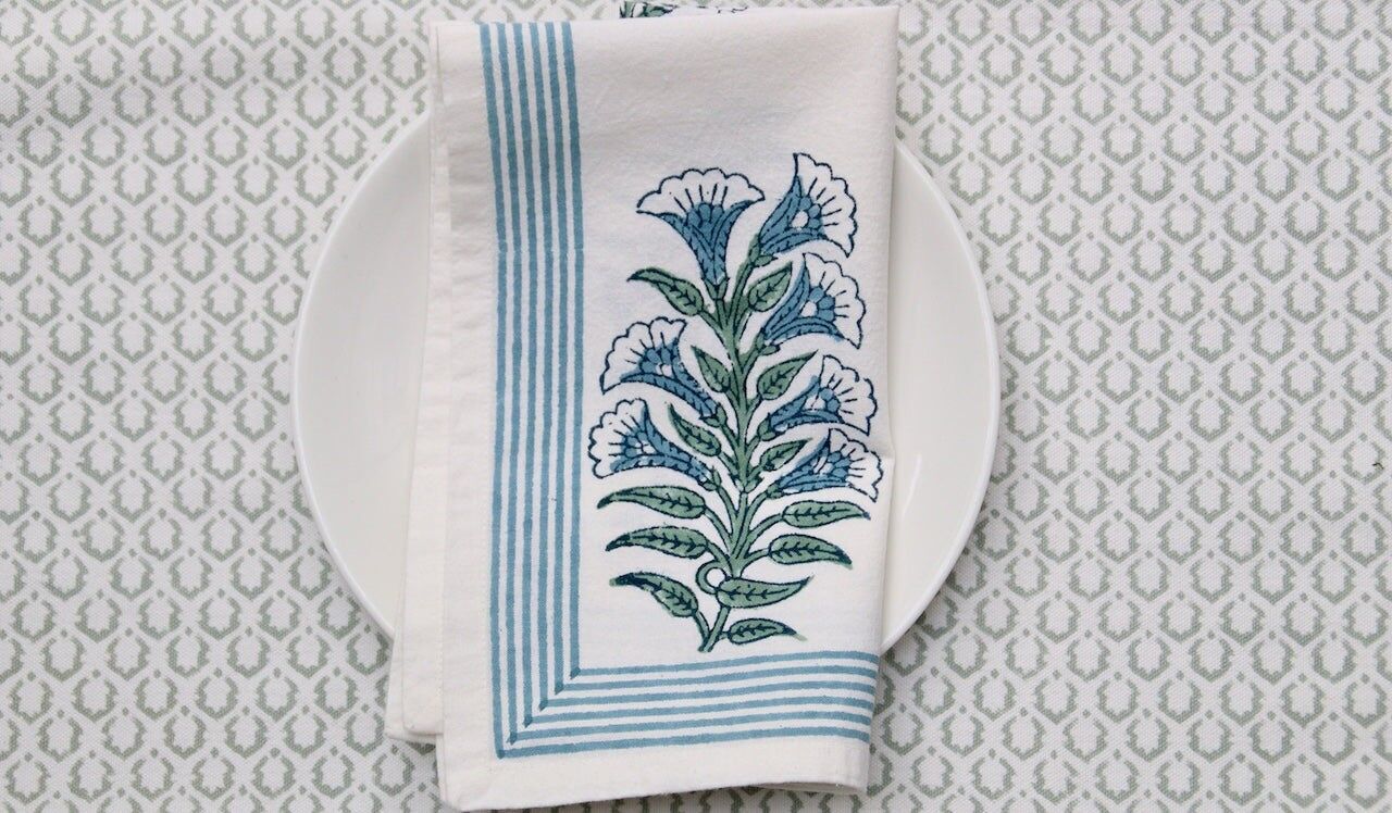 Servietten | 4er-Set | Salbeigrün