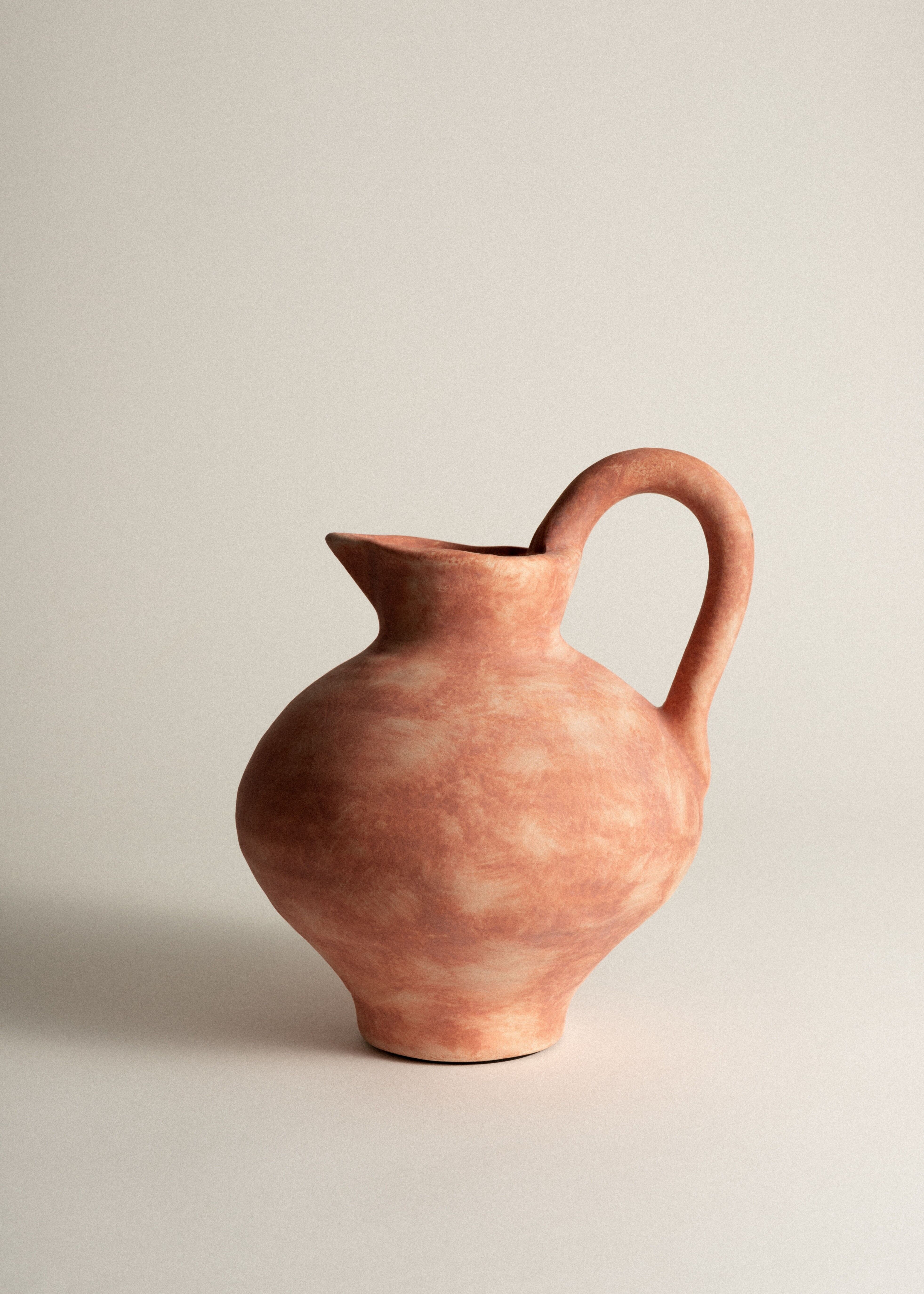 MARRAQUINO Handpainted Ceramic Vase - Burnt Sienna (H20,5CM)