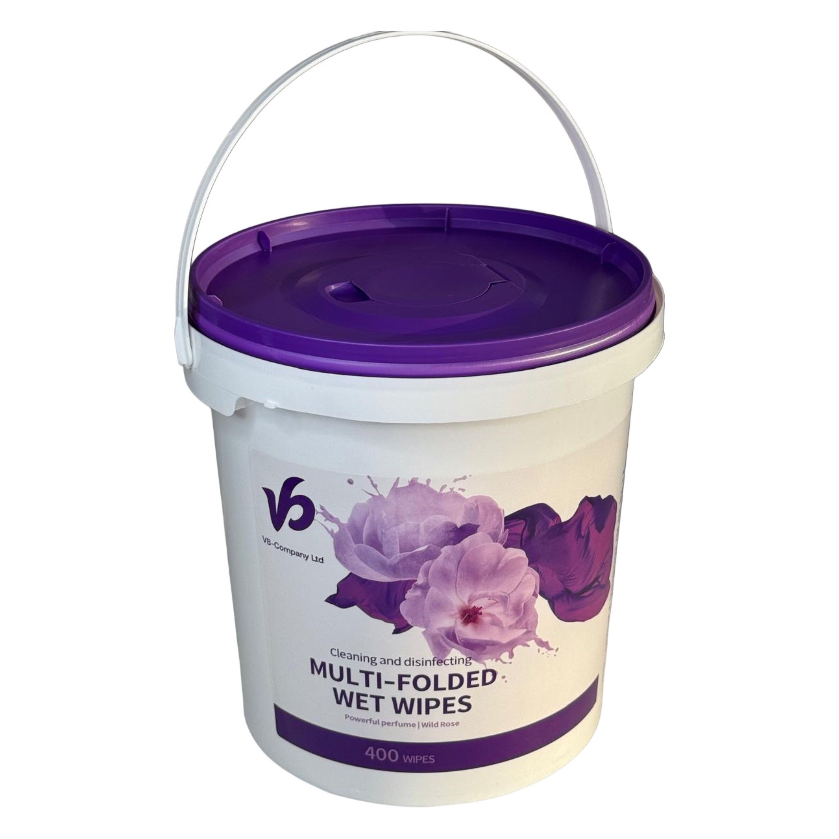 Salviettine umidificate VB-Company - Profumo di rosa selvatica