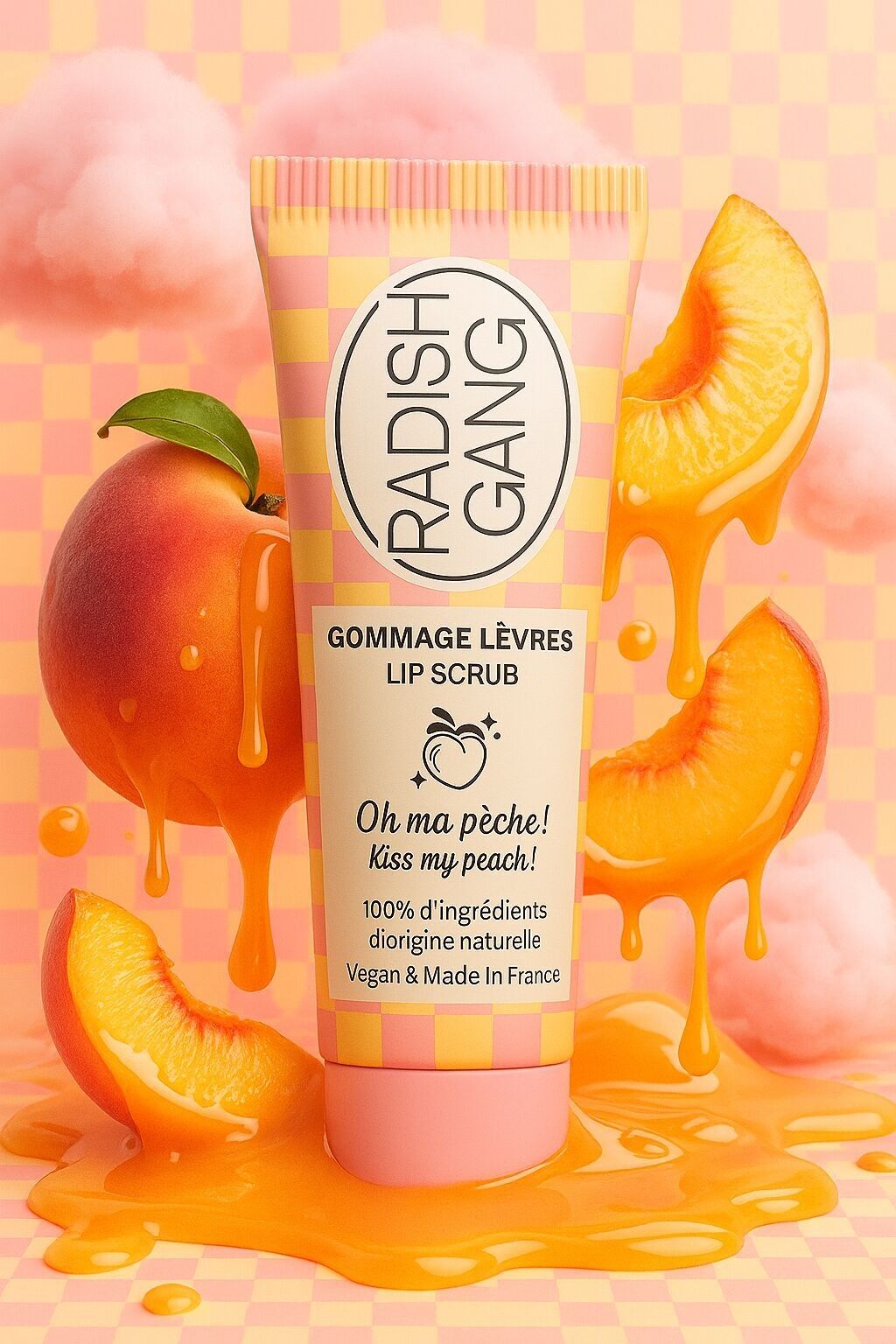 KISS MY PEACH - Gommage lèvres à la pêche