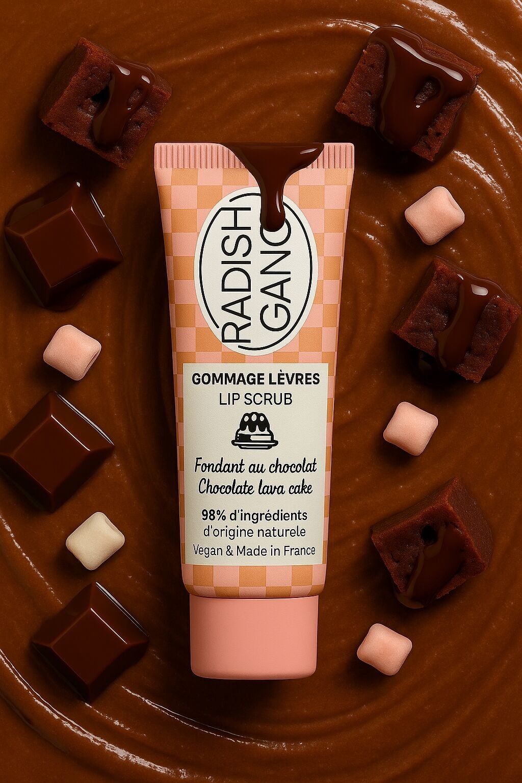 FONDANT AU CHOCOLAT - Gommage lèvres choco