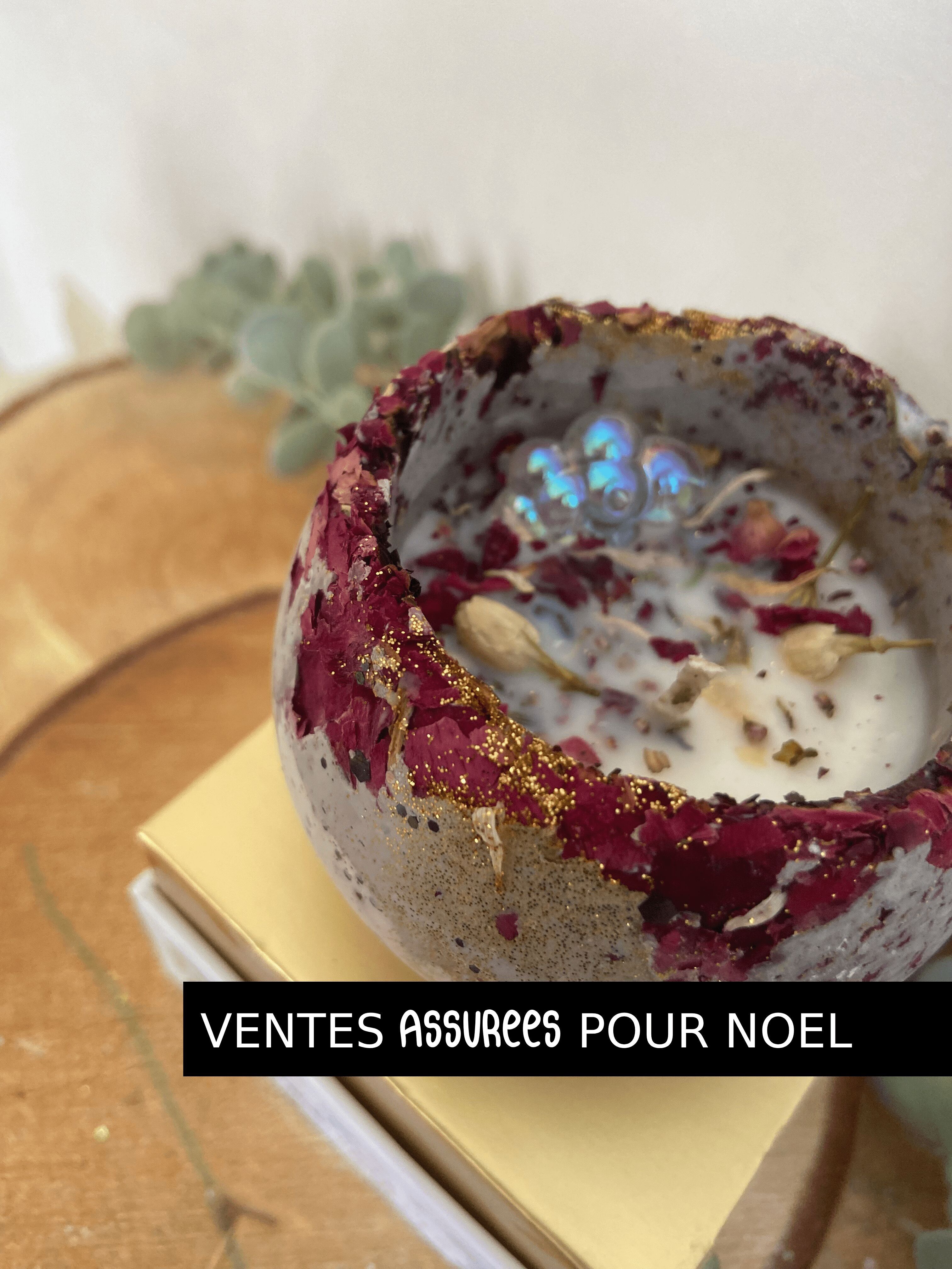 GUARANTEED SALE - Candied Orange Geode Candle