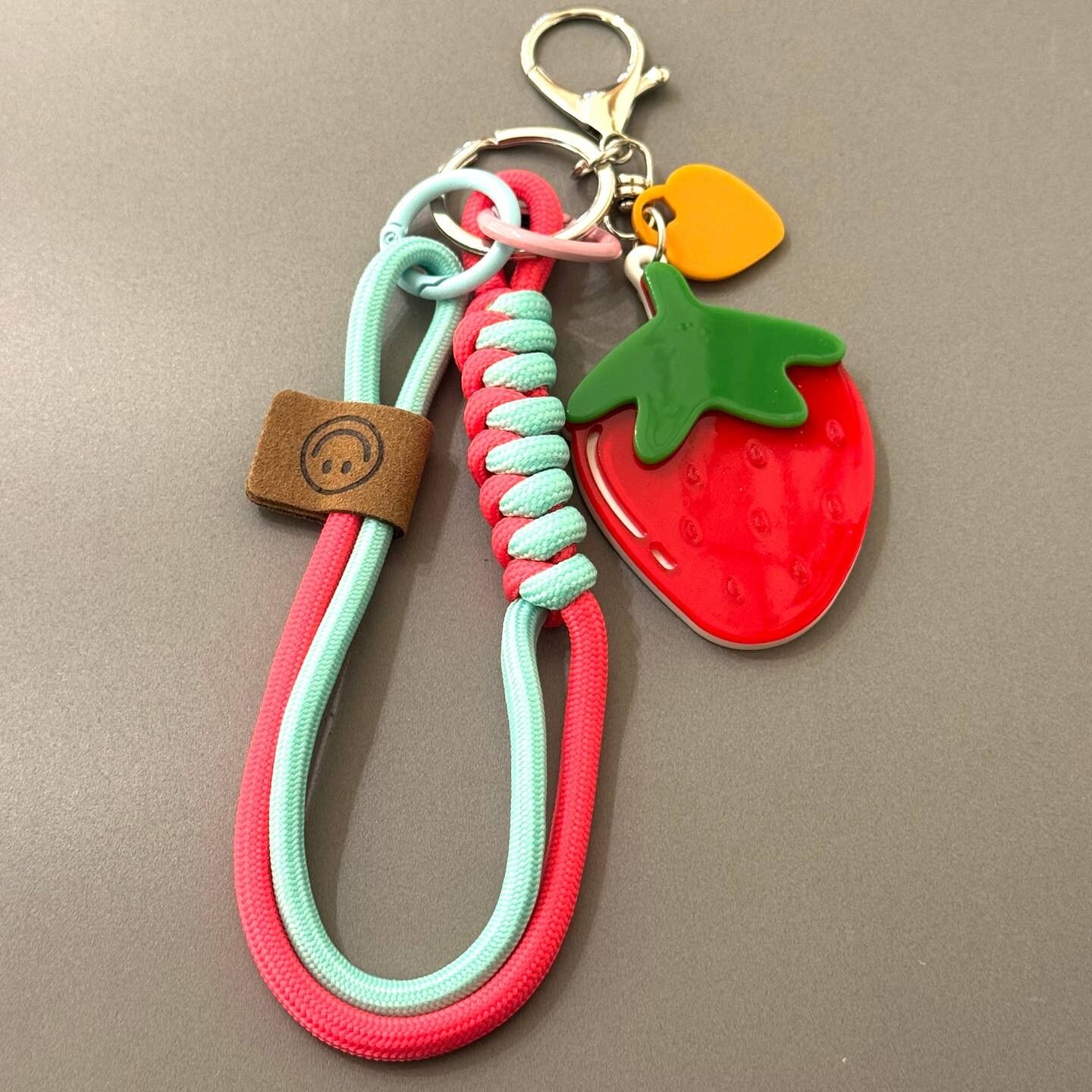 Strawberry Keychain & Handbag Accessory 