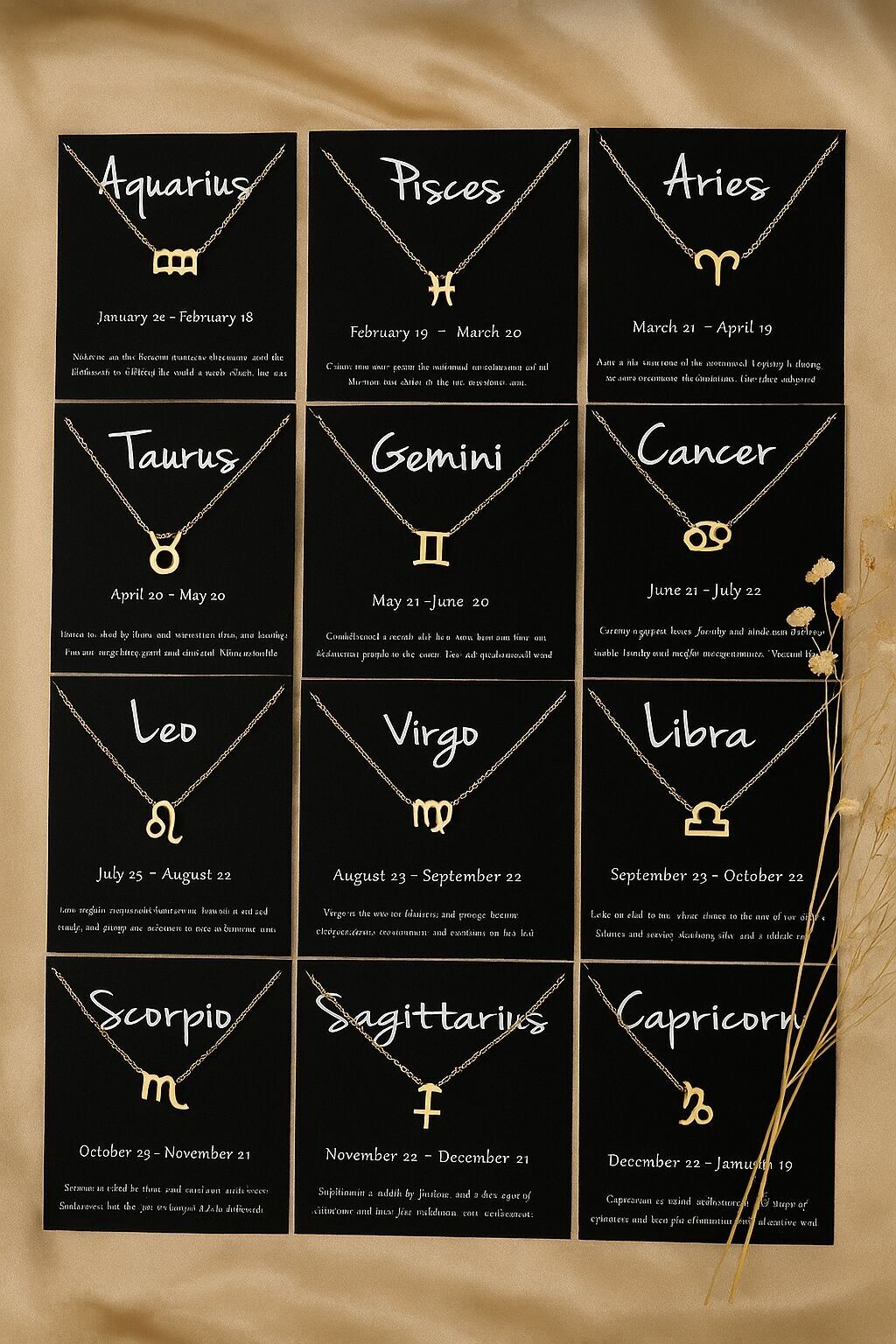 Zodiac Sign Necklace