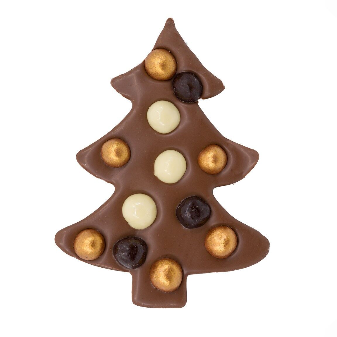 Palline di Natale al latte con cioccolato all'albero di Natale - Palline di Natale al latte con cioccolato all'albero di Natale con palline di Natale croccanti