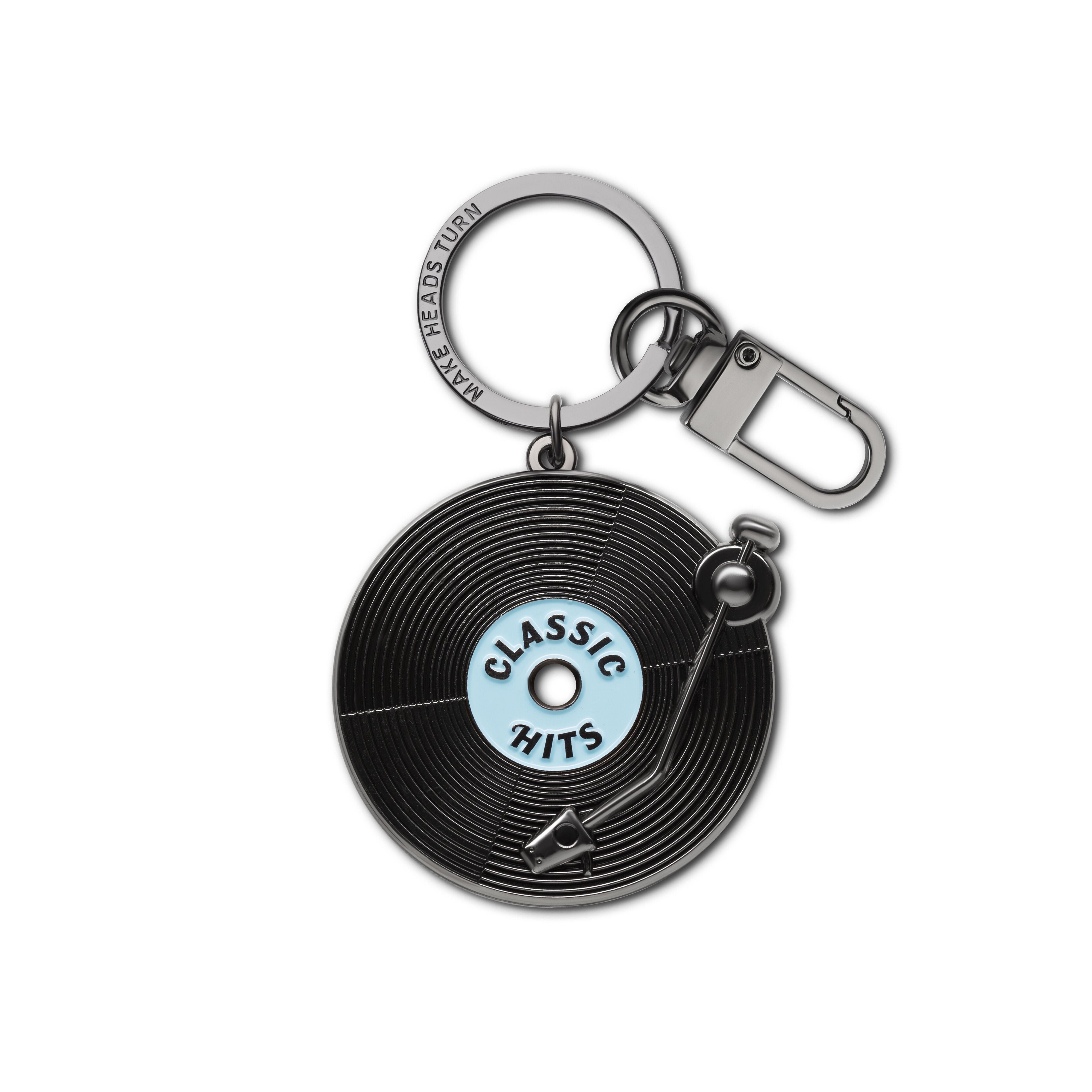 Porte-clés/breloque en émail « Vinyle »