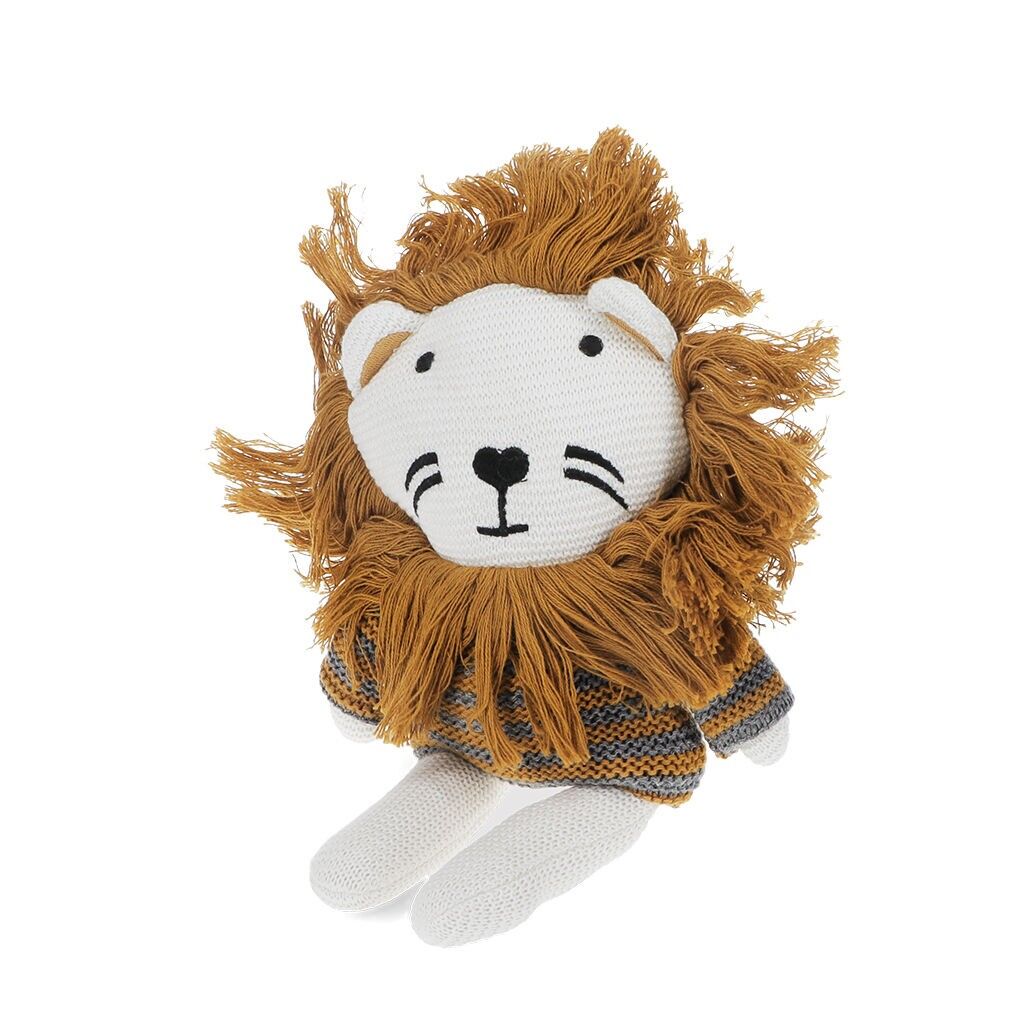 Knitted soft toy - Lion