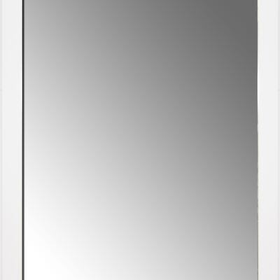 Spiegel ca. 57x107 cm, Leiste weiß