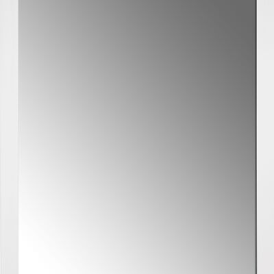 Spiegel ca. 67x87 cm, Leiste weiß