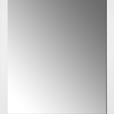Spiegel ca. 67x87 cm, Leiste weiß