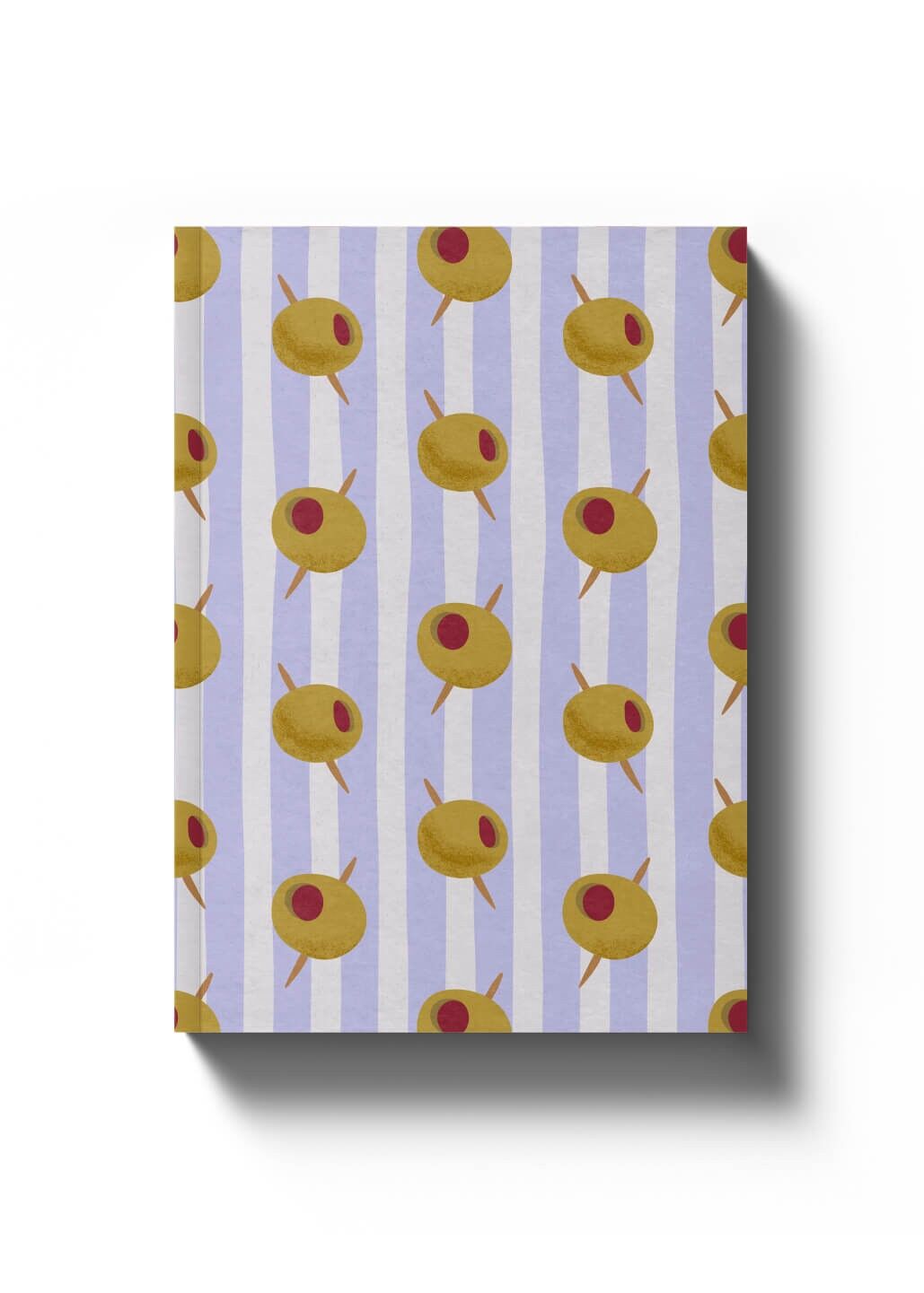 Copertina morbida a righe - Olive