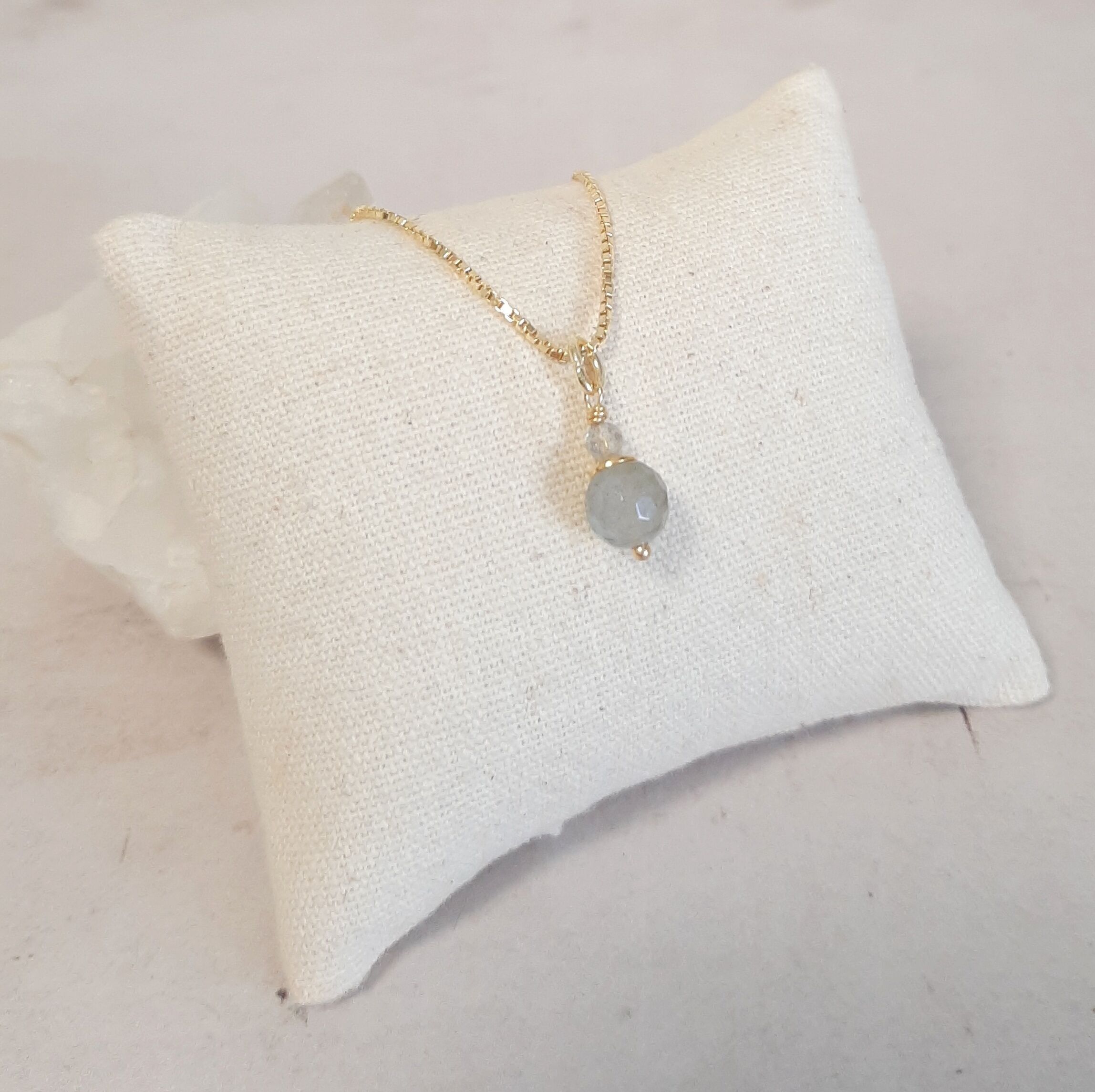 Collana Talisman – Argento Sterling 925 placcato oro e pietre naturali