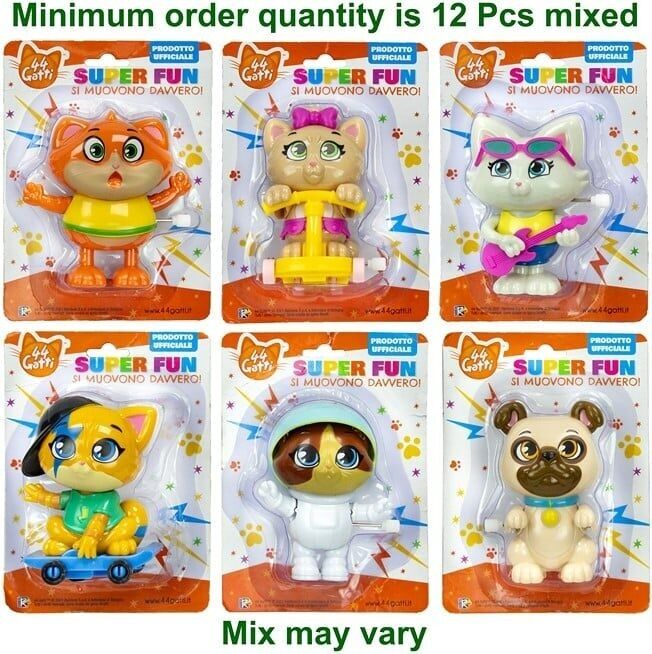 🐱 Figurine da montare – 44 Gatti Super Fun (assortimento di 6 modelli)