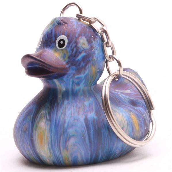 Portachiavi "Notte stellata" - van Gogh - Paperella di gomma