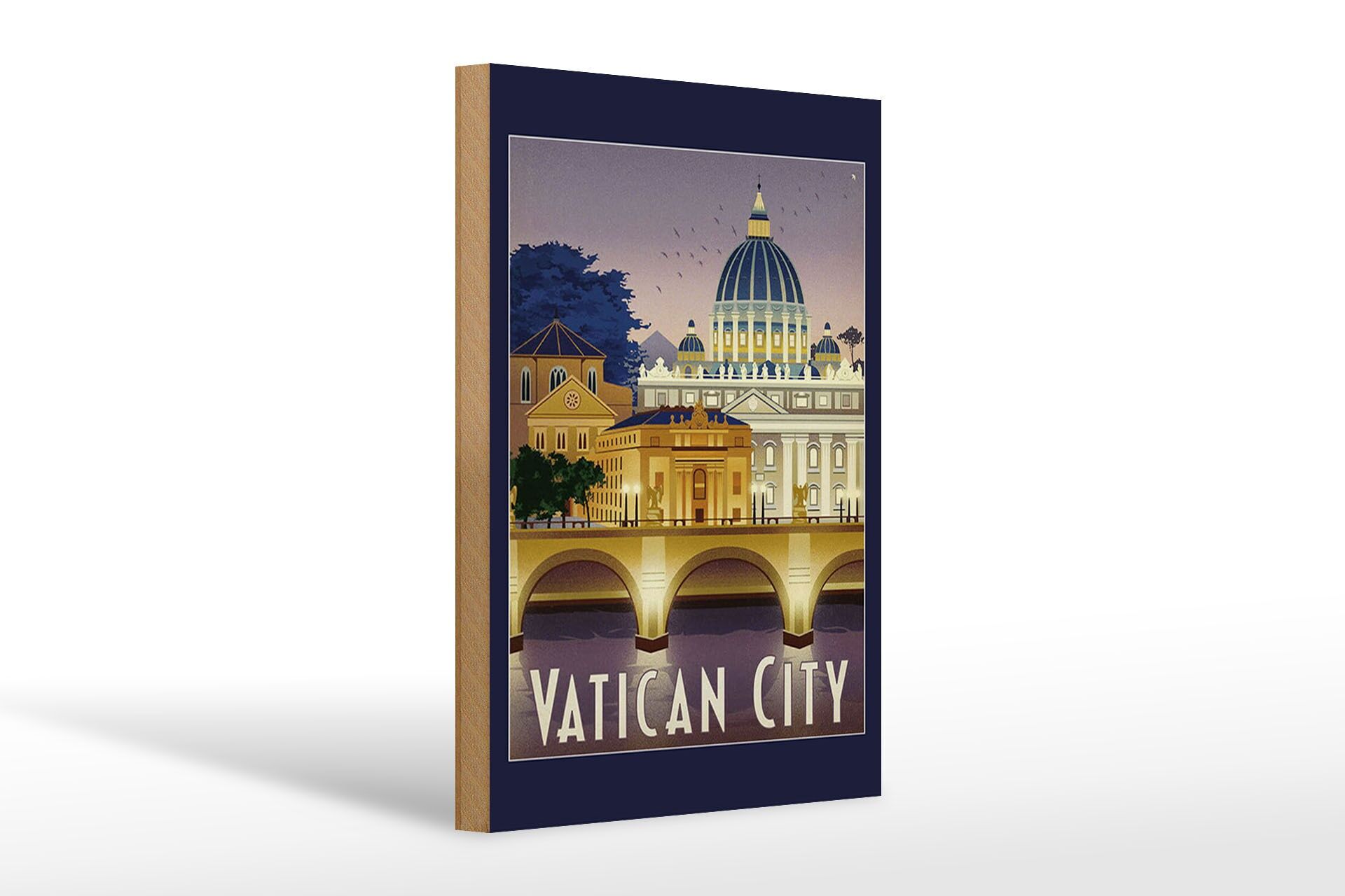 Buy wholesale Wooden sign for travel, 20x30 cm, Vatican City