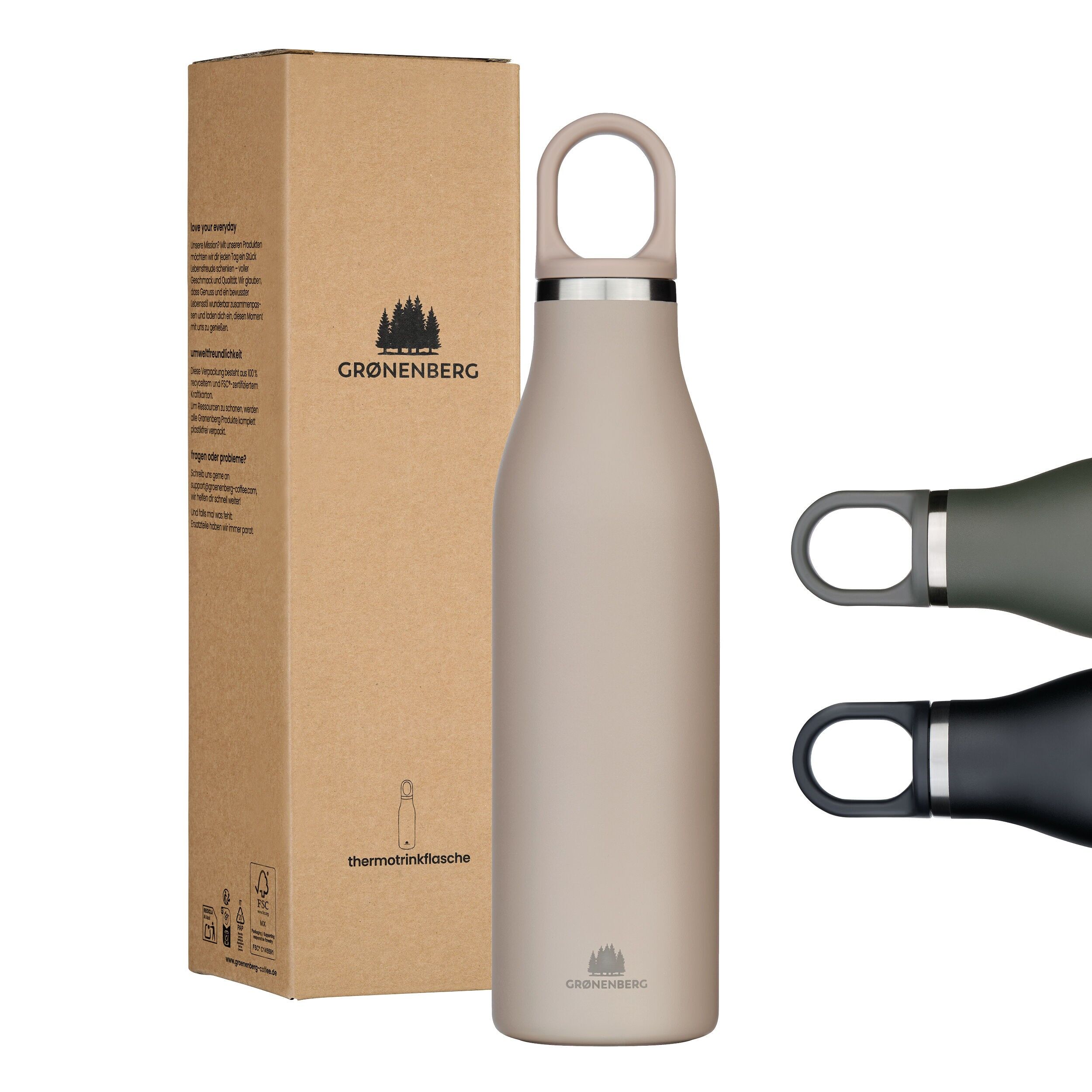 Stainless steel thermal water bottle | 500 ml