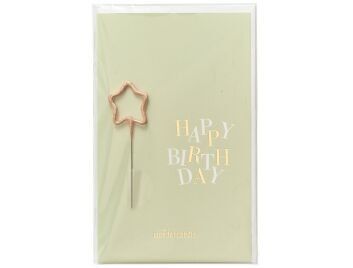 Wonderletter Happy Birthday green