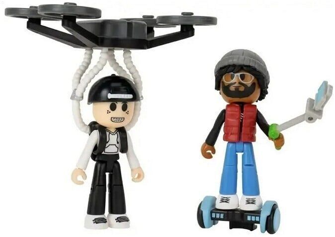 Figurines Roblox Techfluencers Brookhaven de la série Dev 17 x 23 cm