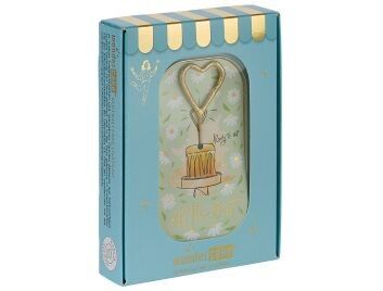 All the best green Wondercake deluxe blue heart gold