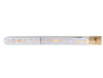 Sparkling Message Emoji Celebration HB in a test tube incl.5 gold sparklers