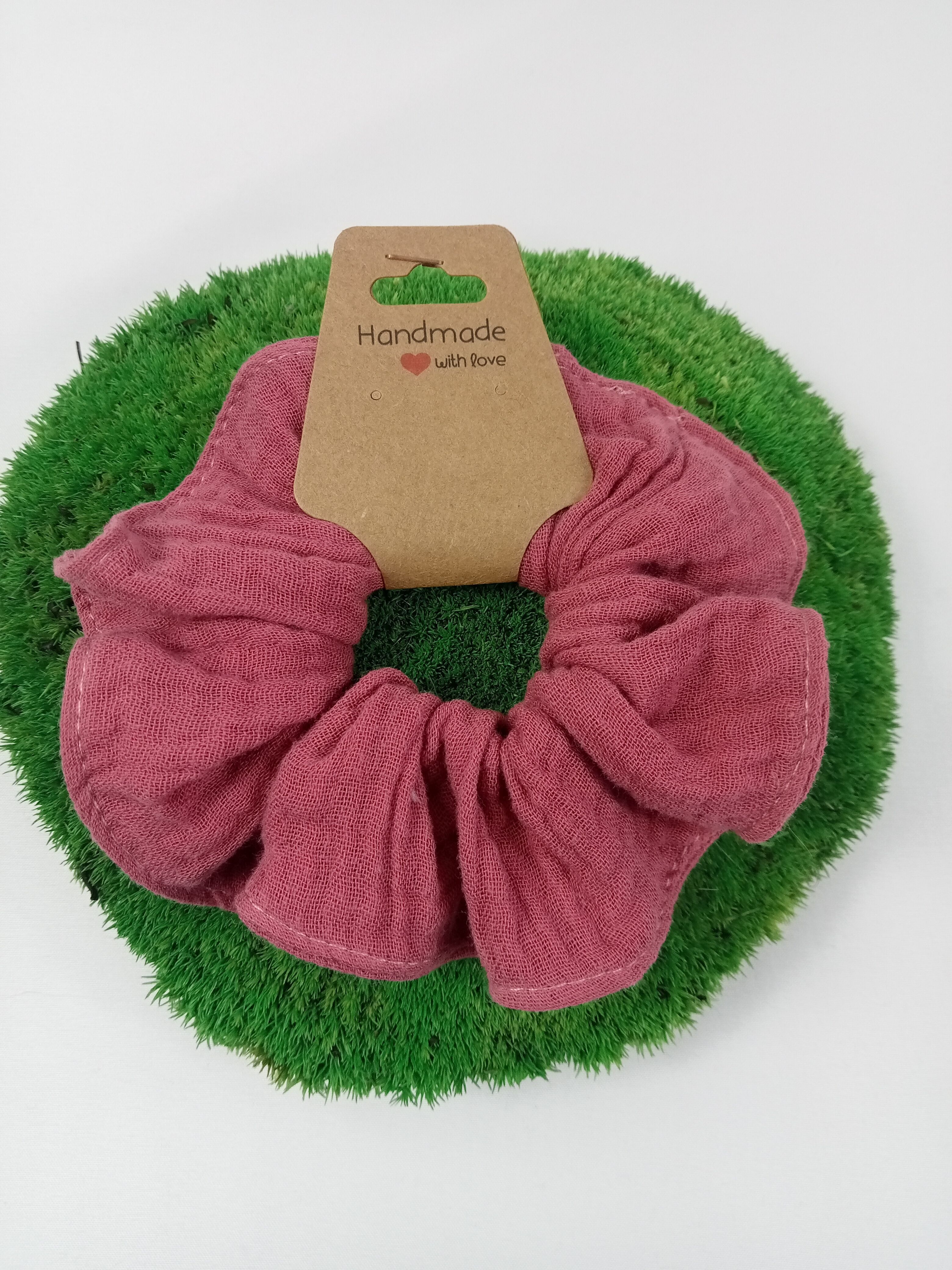 Elastico per capelli in doppia garza semplice TAGLIA M