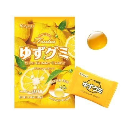 KASUGAI JP yuzu gummy candies 102g