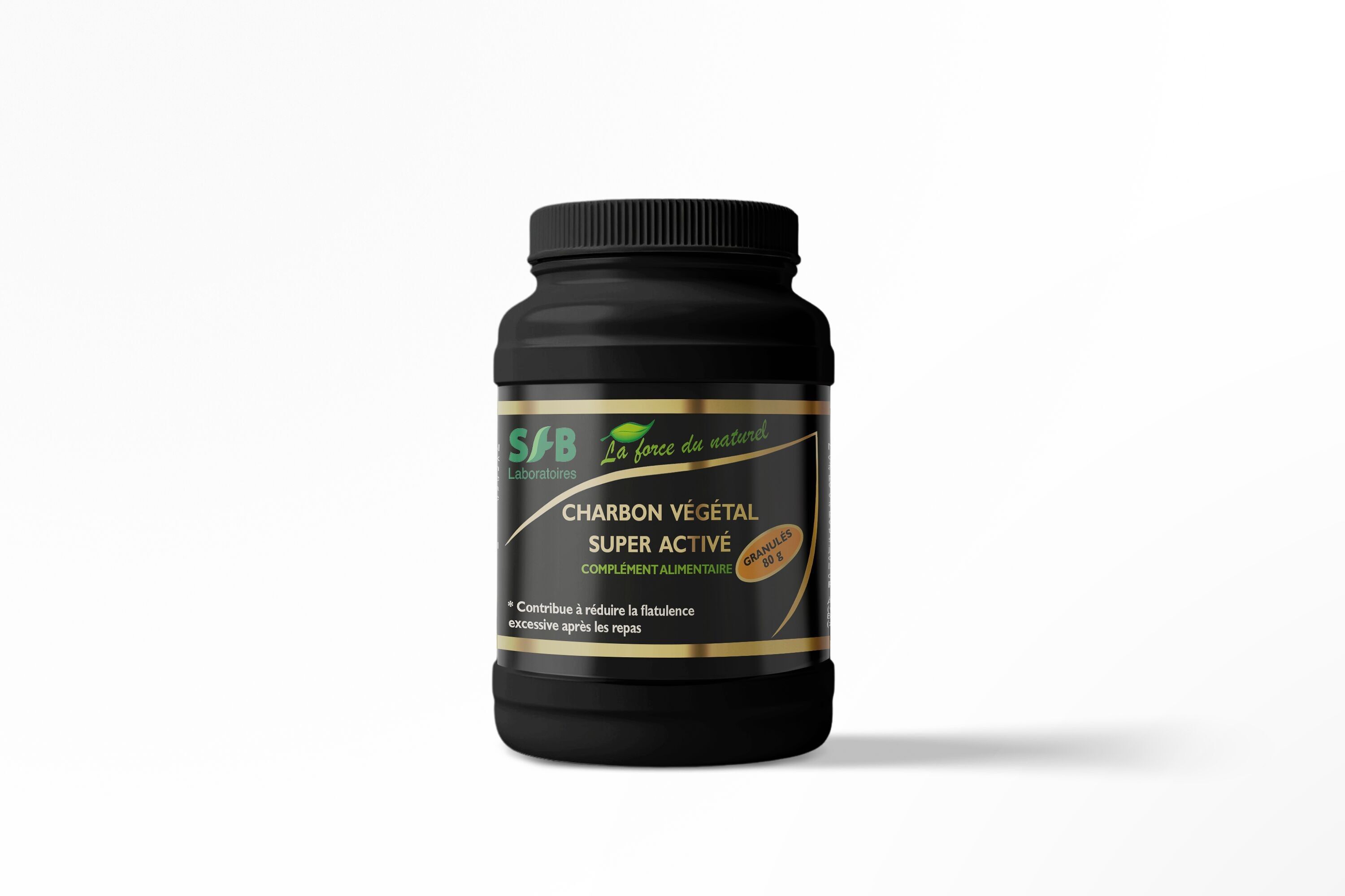 Hochaktivierte Pflanzenkohle + Bio-Flohsamen