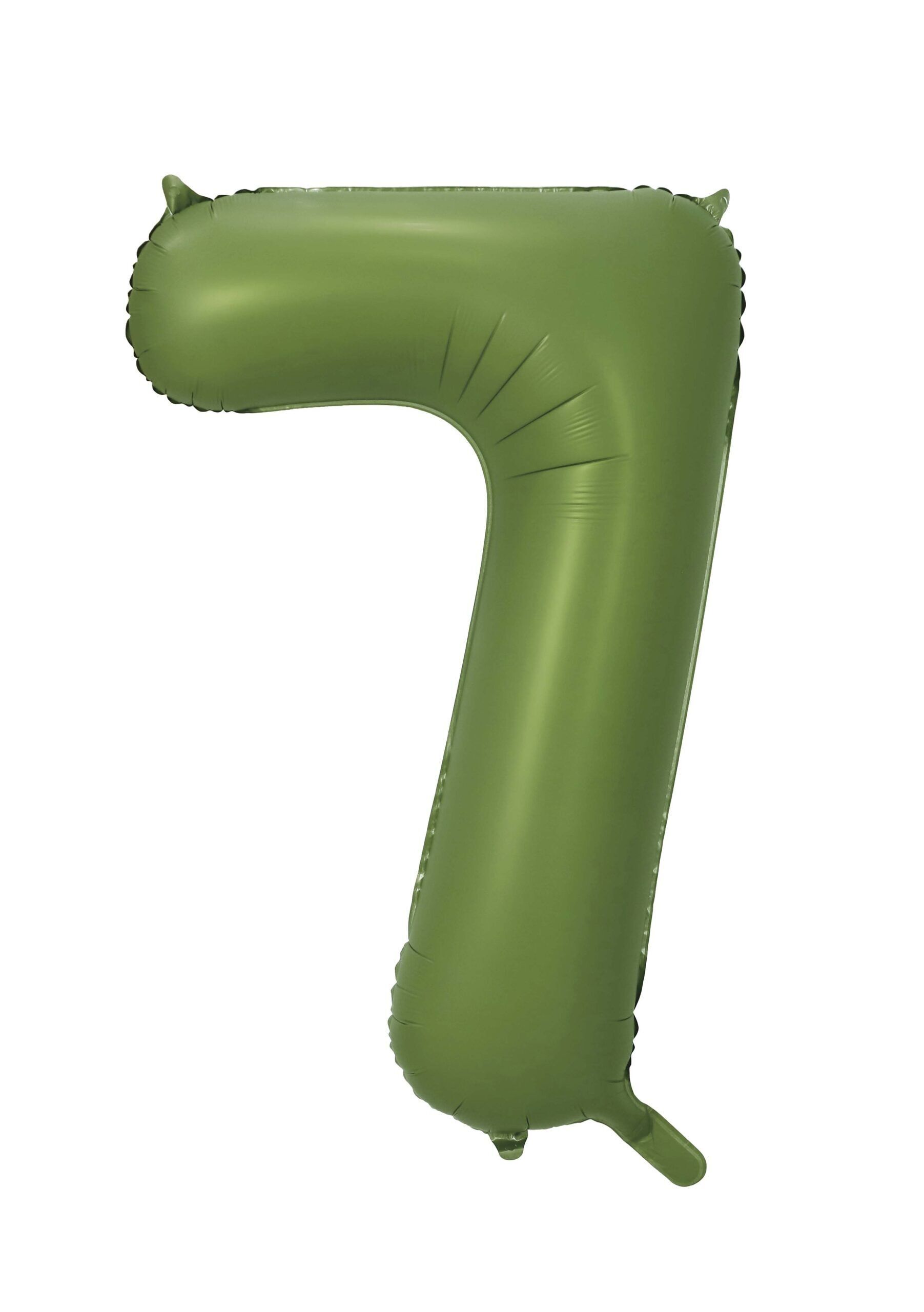 Folienballon 34" Nr.7 olivgrün