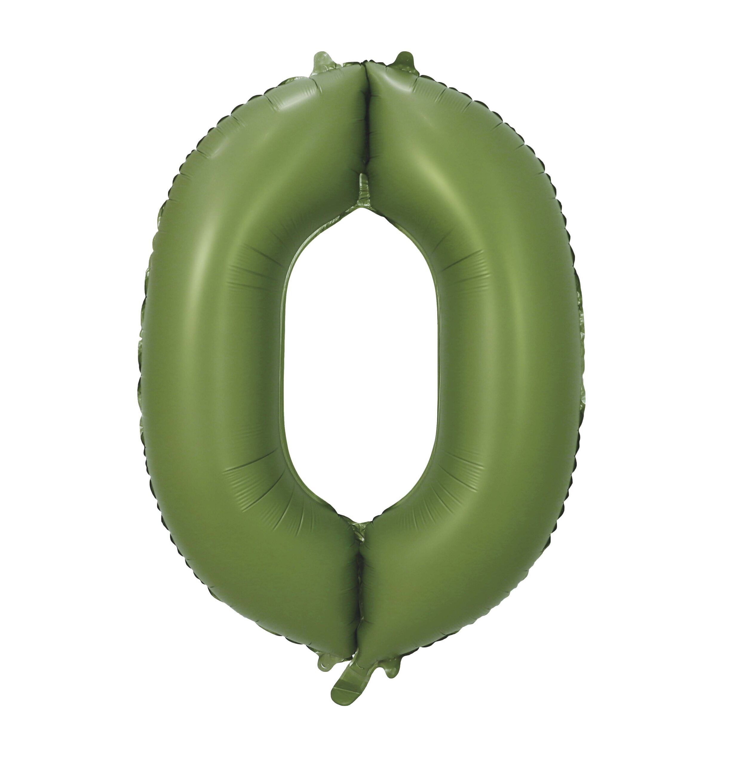 Folienballon 34" Nr.0 olivgrün