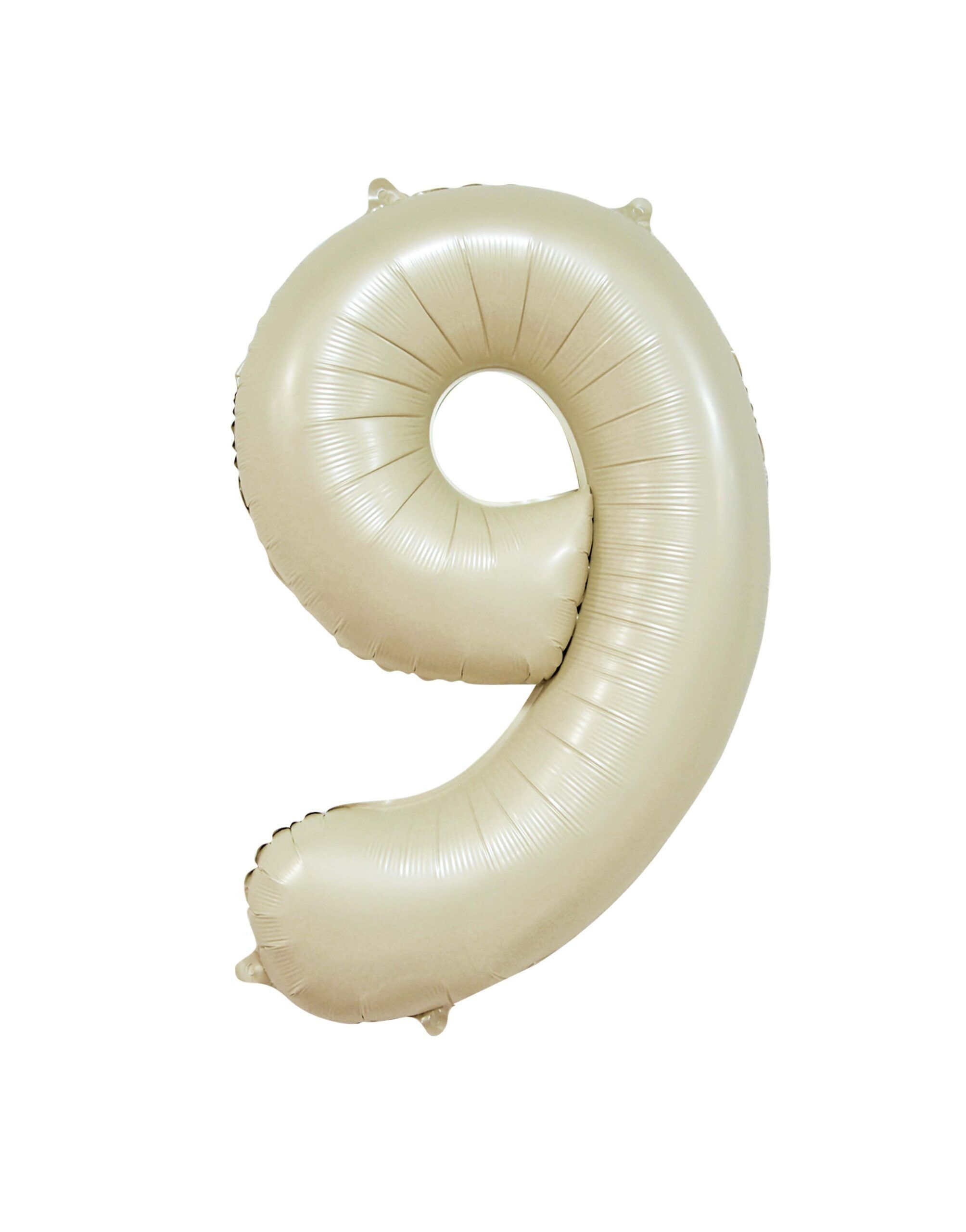 Folienballon 34" Nr.9 Creme