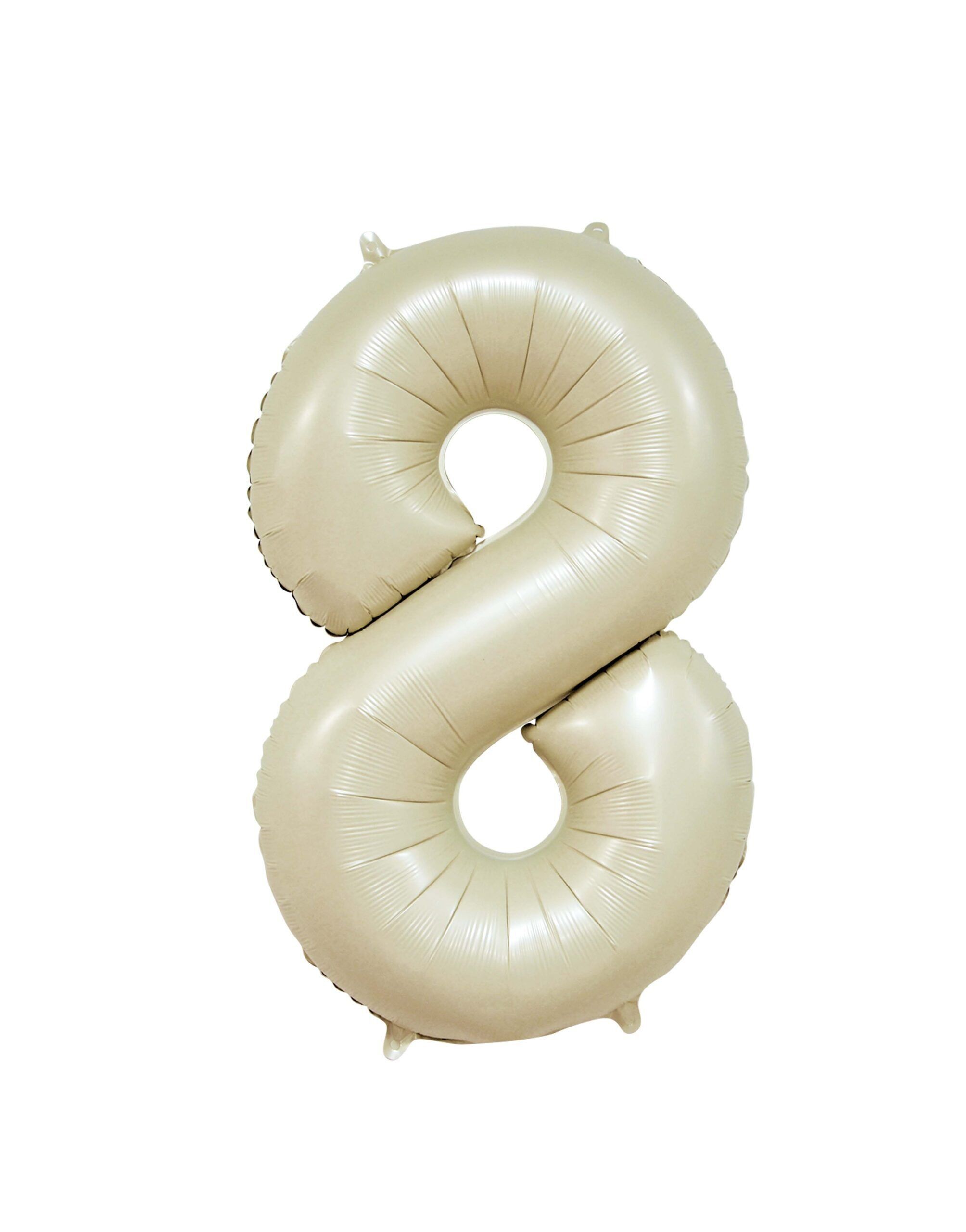 Folienballon 34" Nr.8 Creme