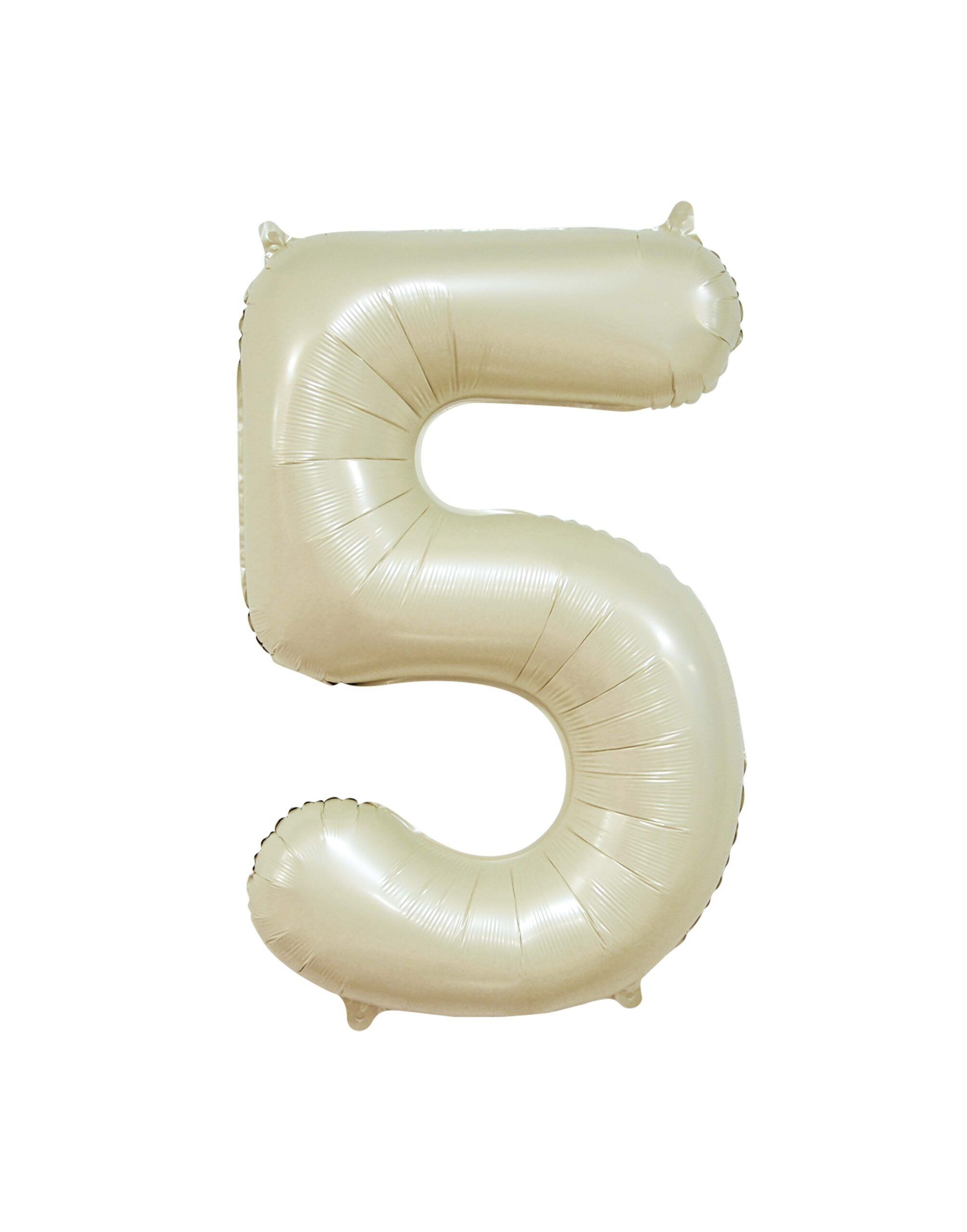 Folienballon 34" Nr.5 Creme