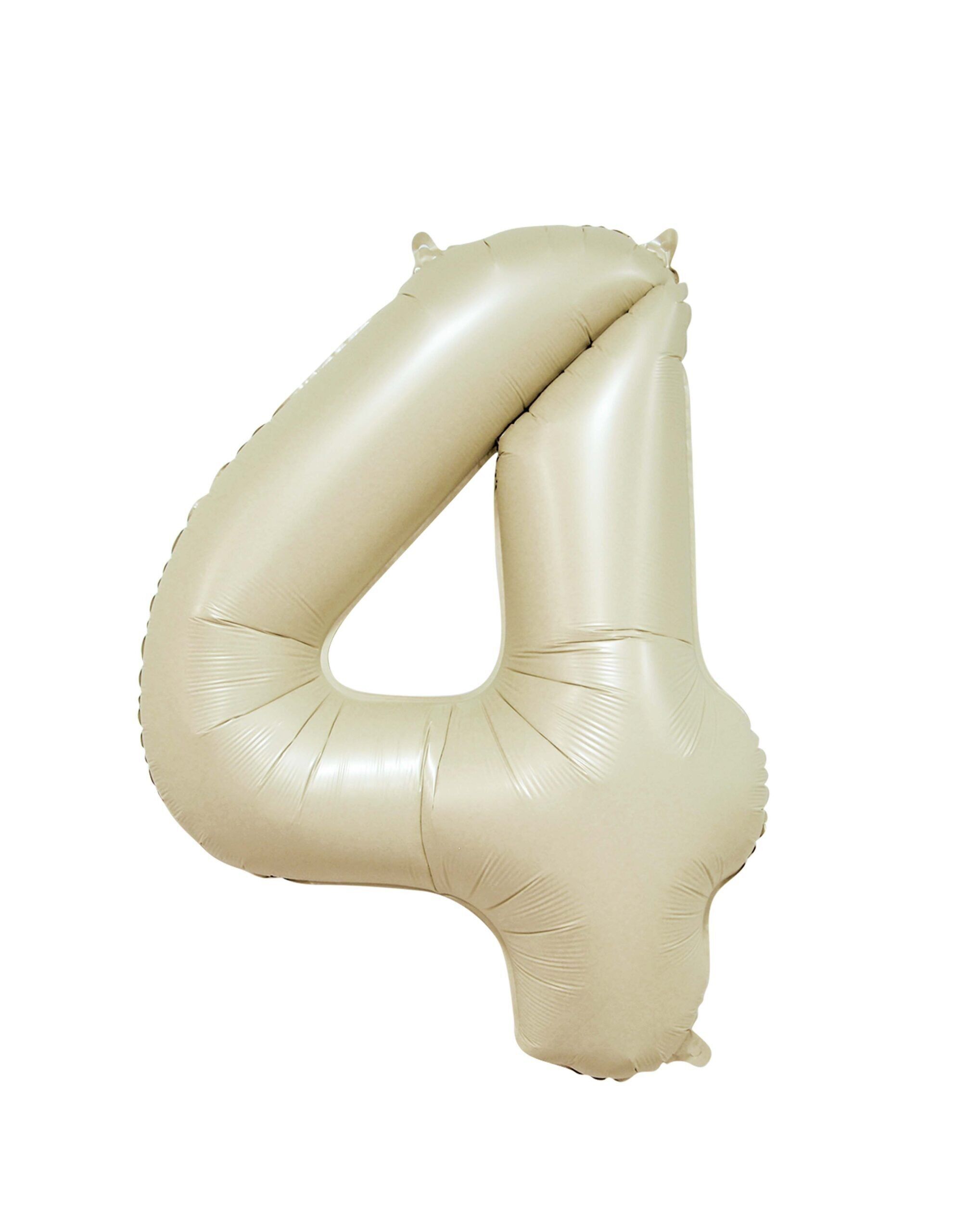 Globo de aluminio 34" n.º4 crema