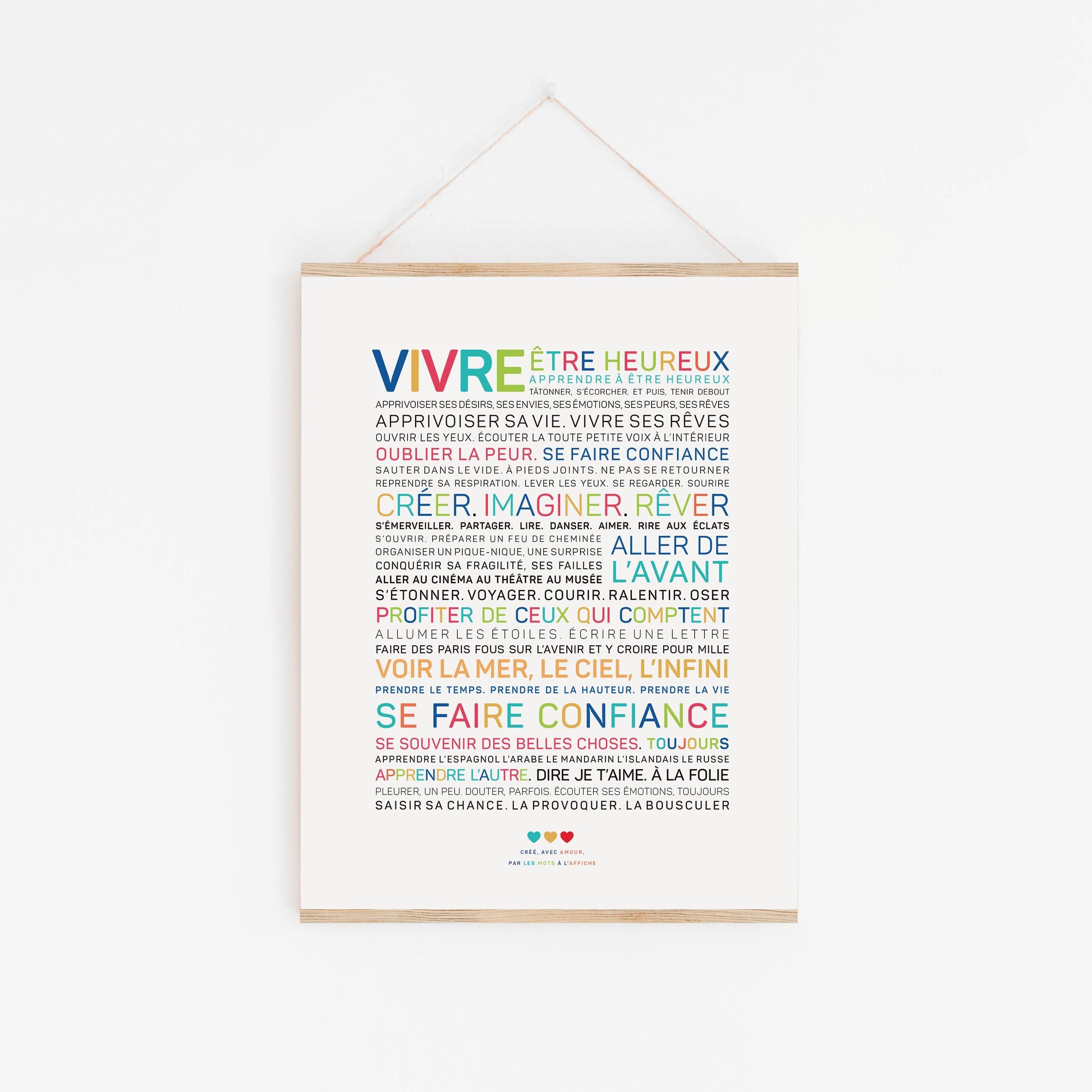Poster Living in Color - Edizione limitata