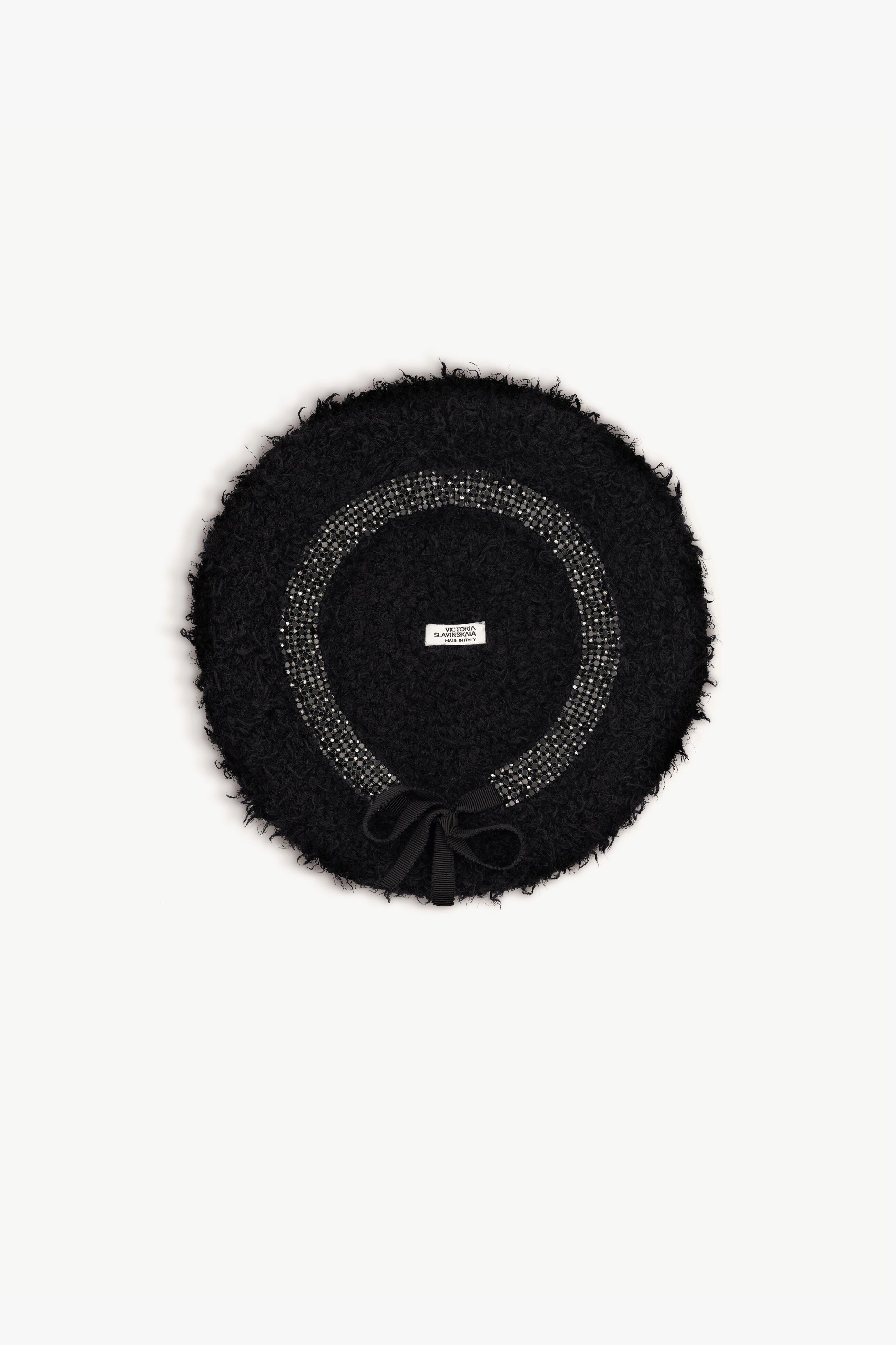 Basco in cashmere nero