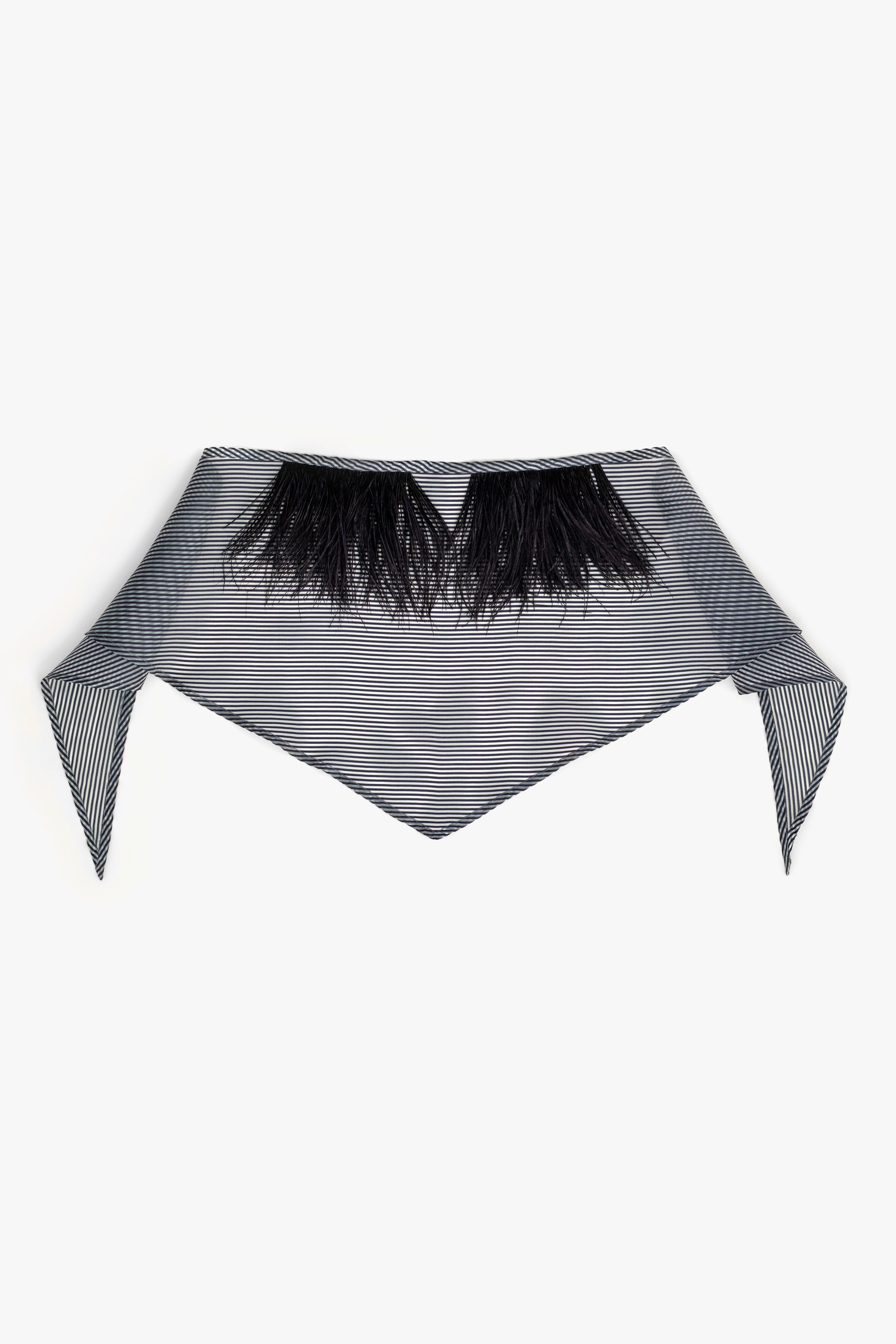 Top senza spalline in seta