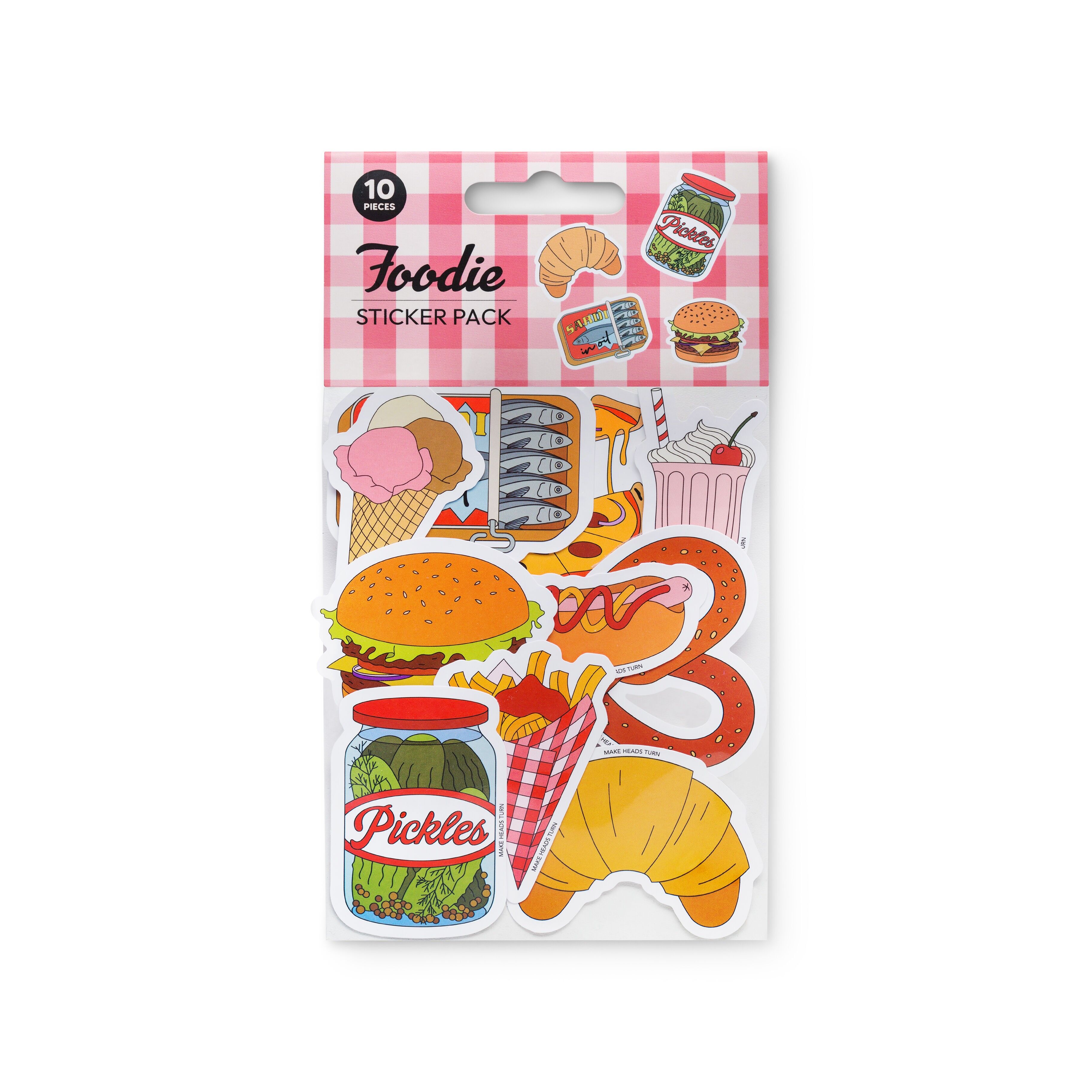 Pack d'autocollants « Foodie »