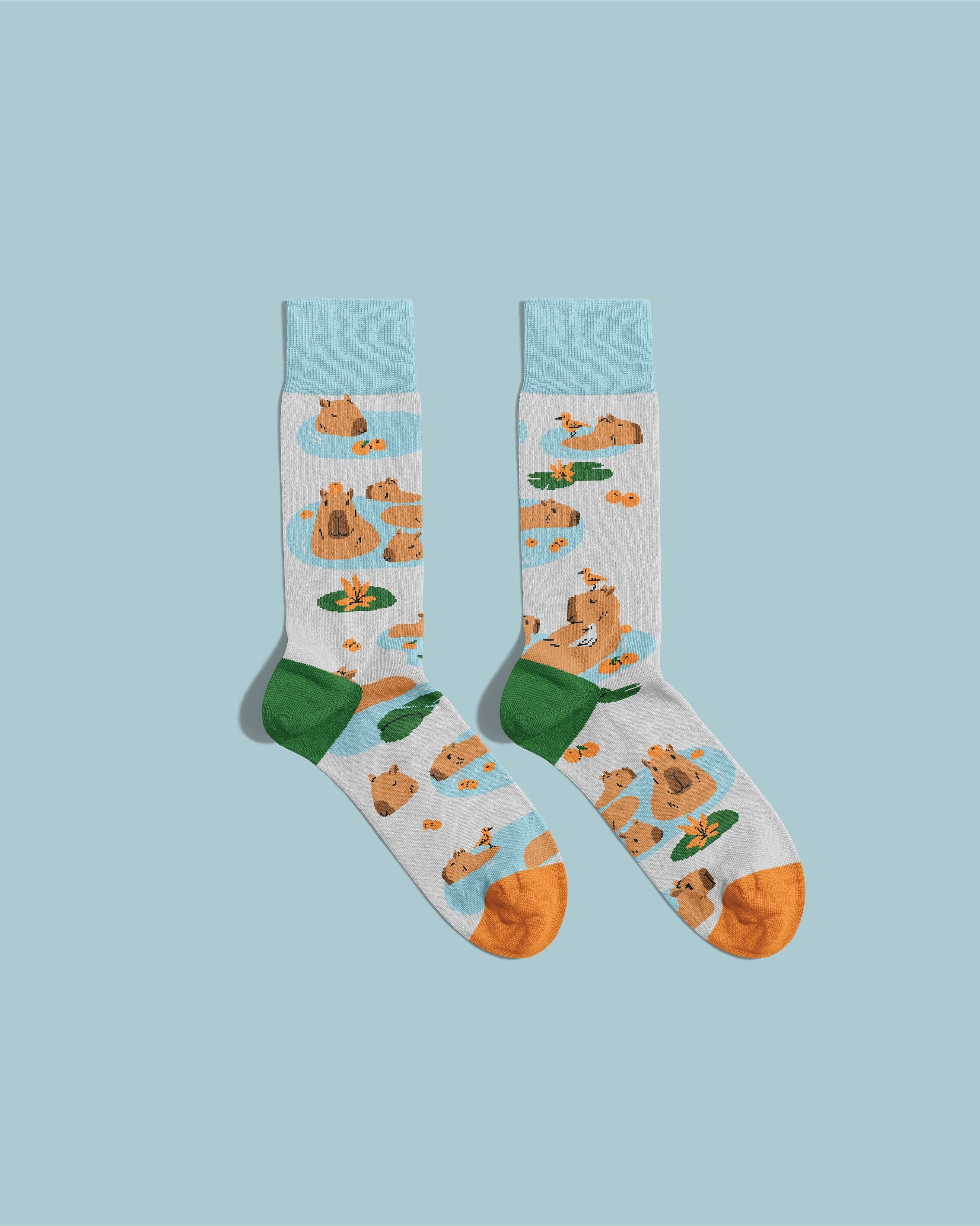 Capybaras Socken – Socken mit hübschem Tiermuster